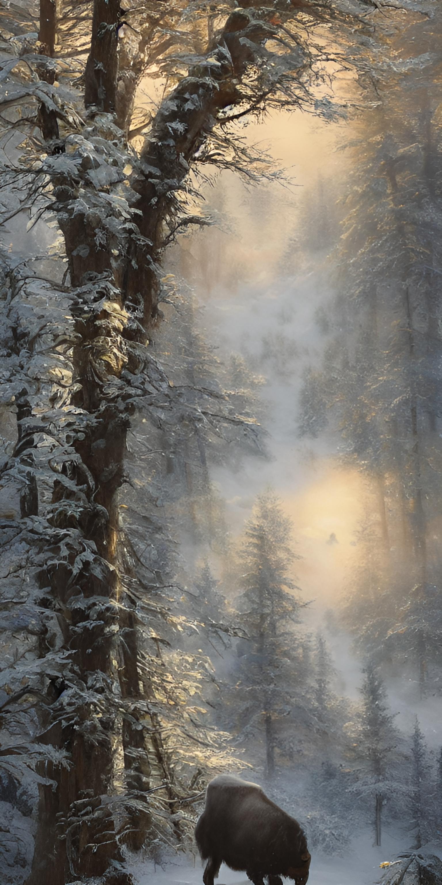 雪中森林