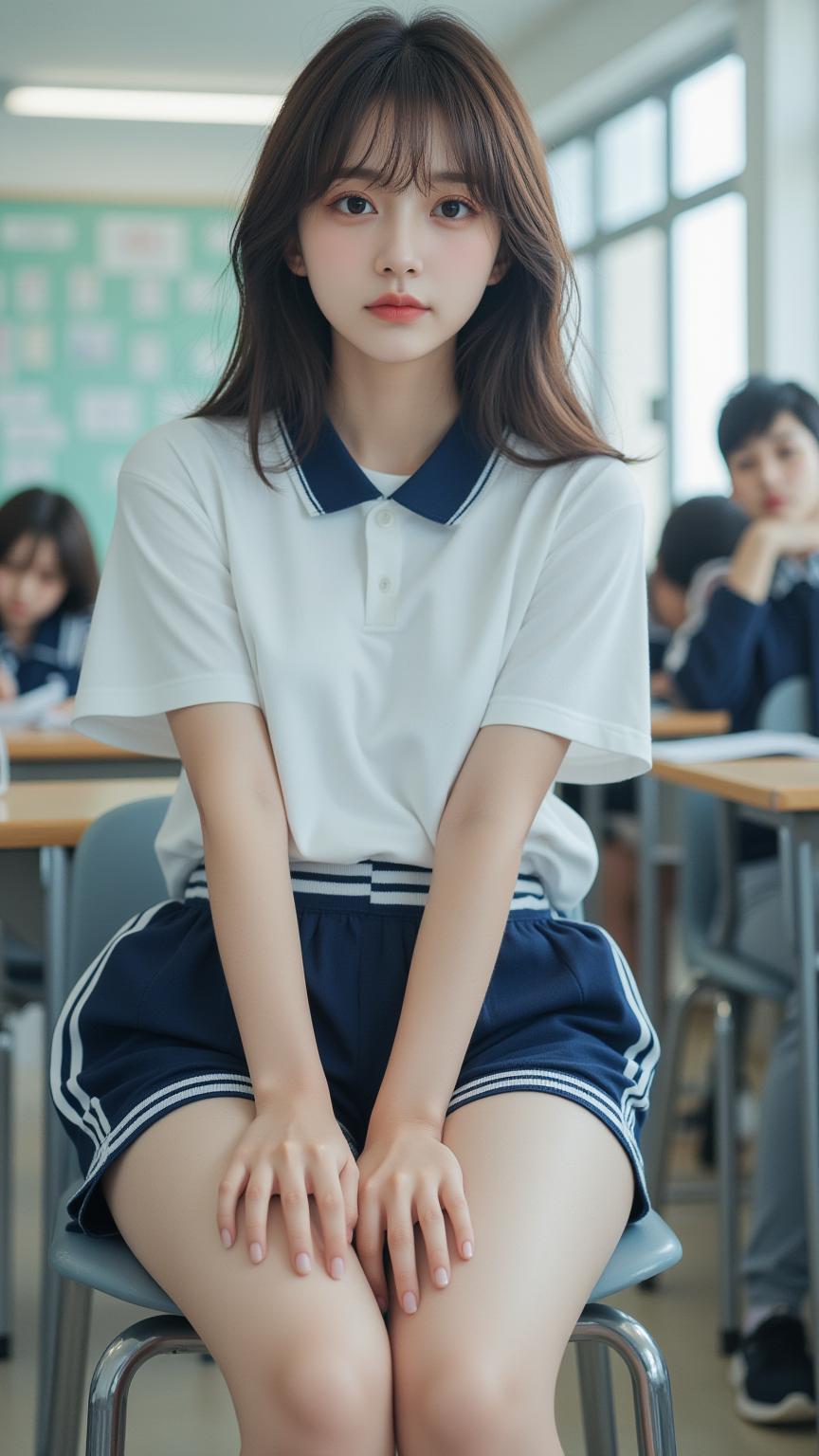 中学生女孩