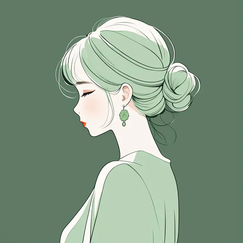 绿衣少女