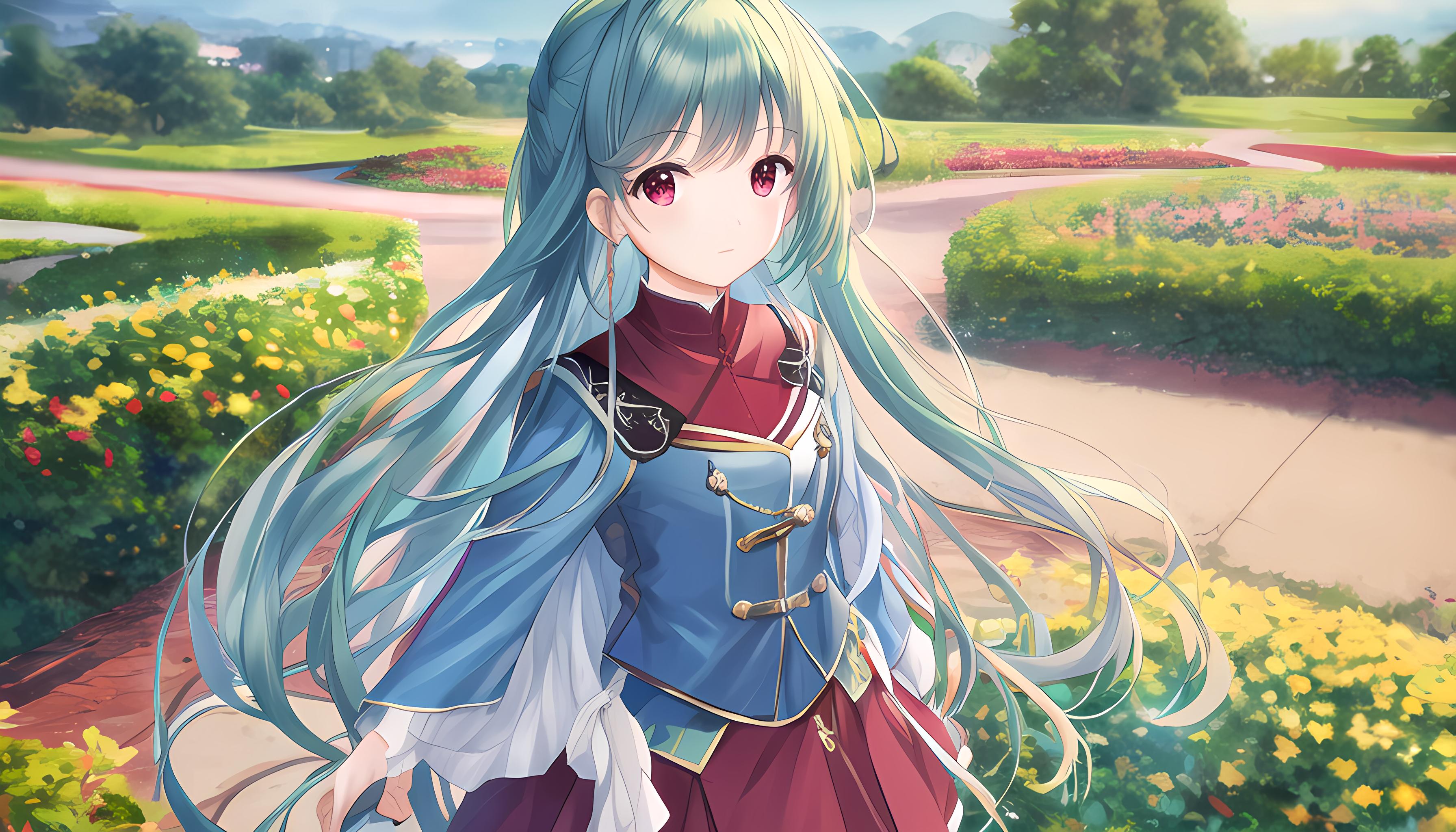 公园少女