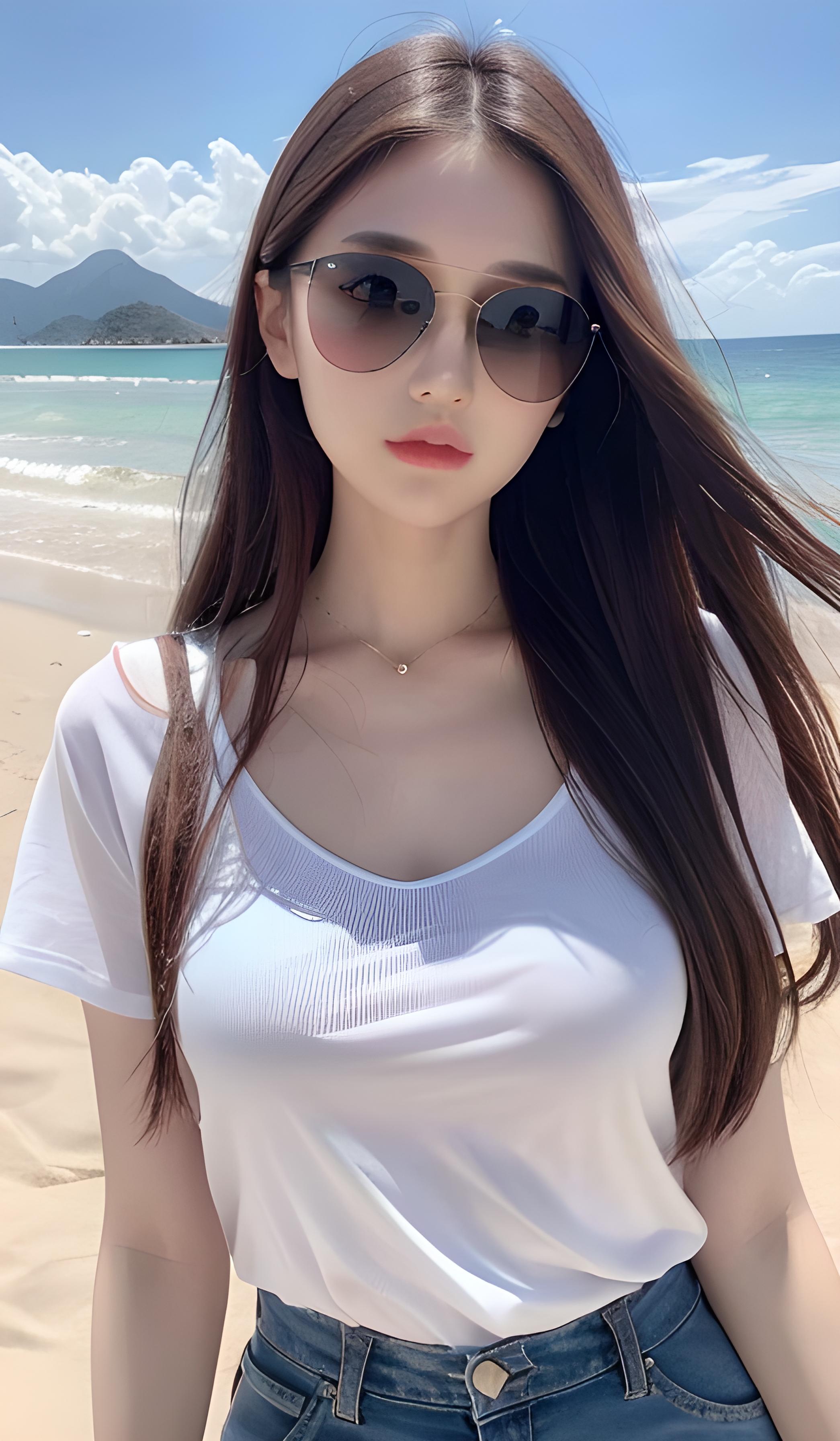 海边美女稳定出图