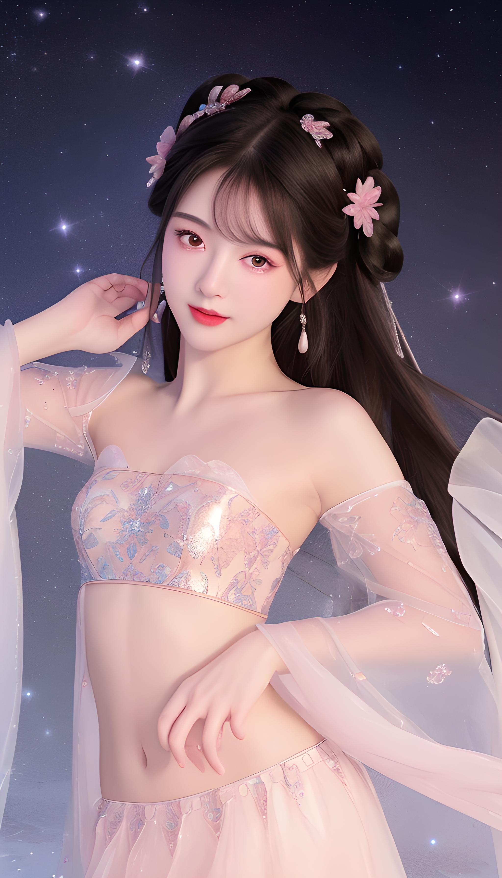 星光闪耀裹胸露脐装