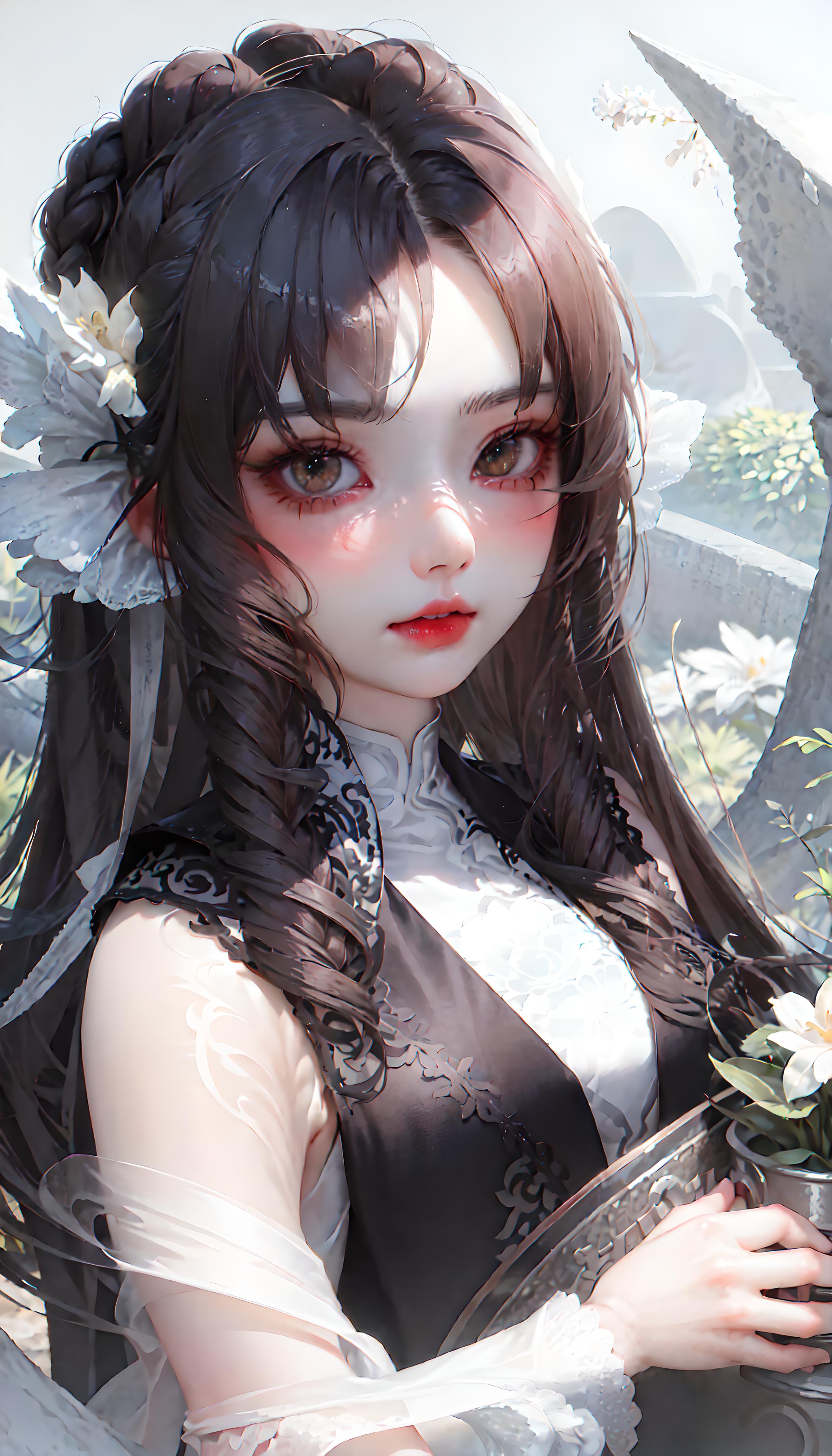 白花少女