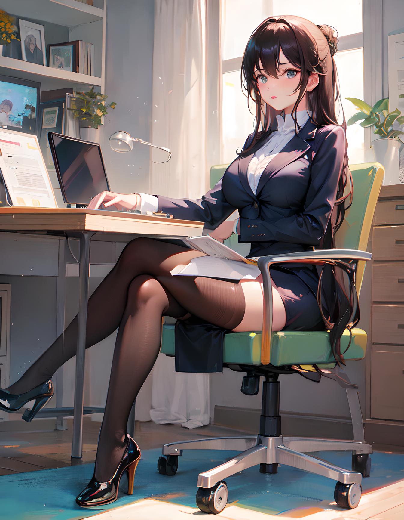 office lady