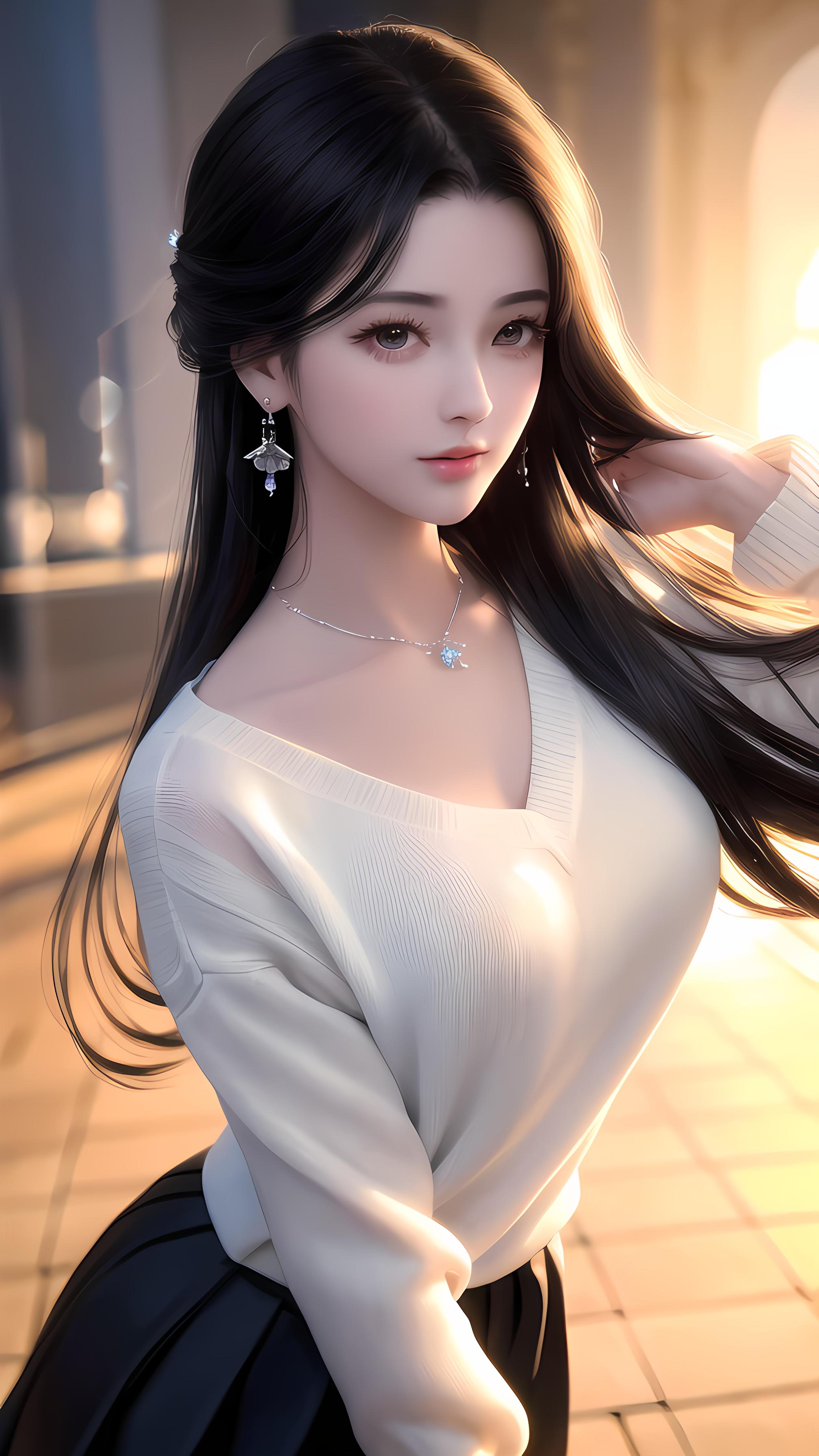 白衣少女