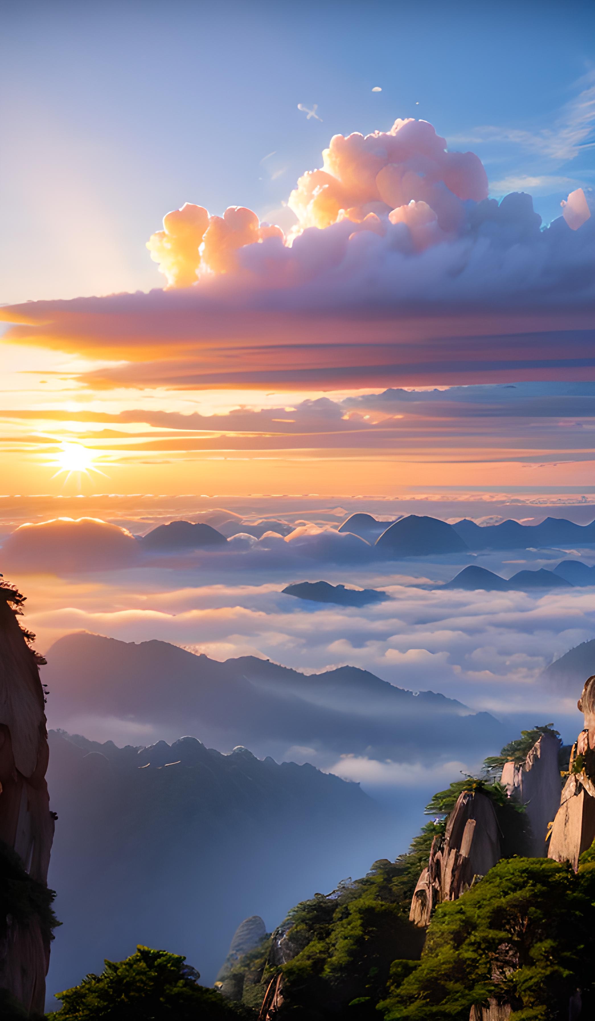 黄山云海日出