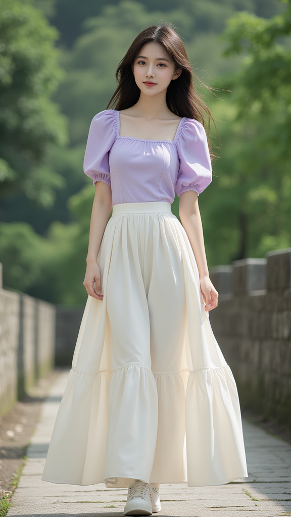 长裙女孩
