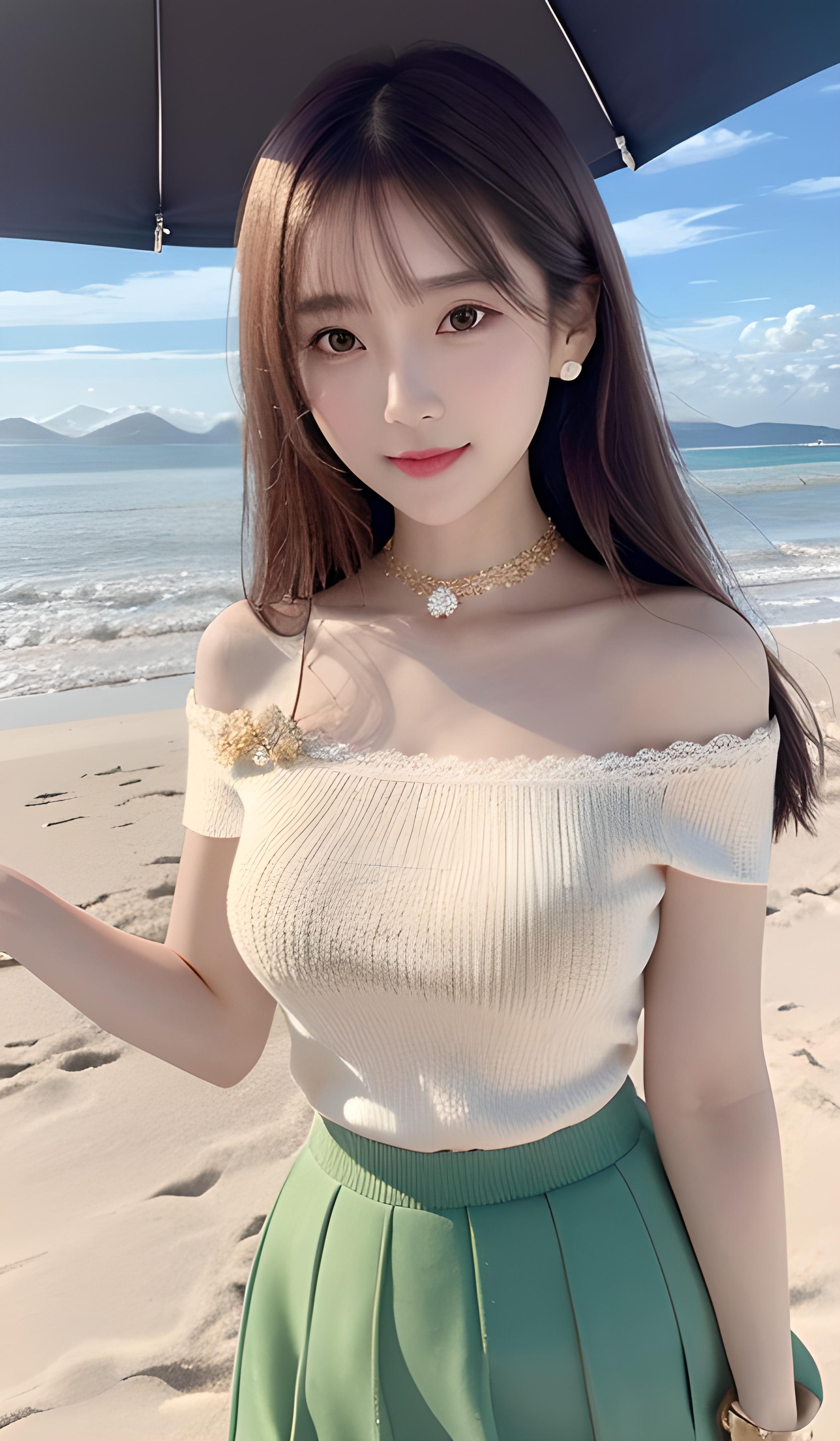 海滩美女