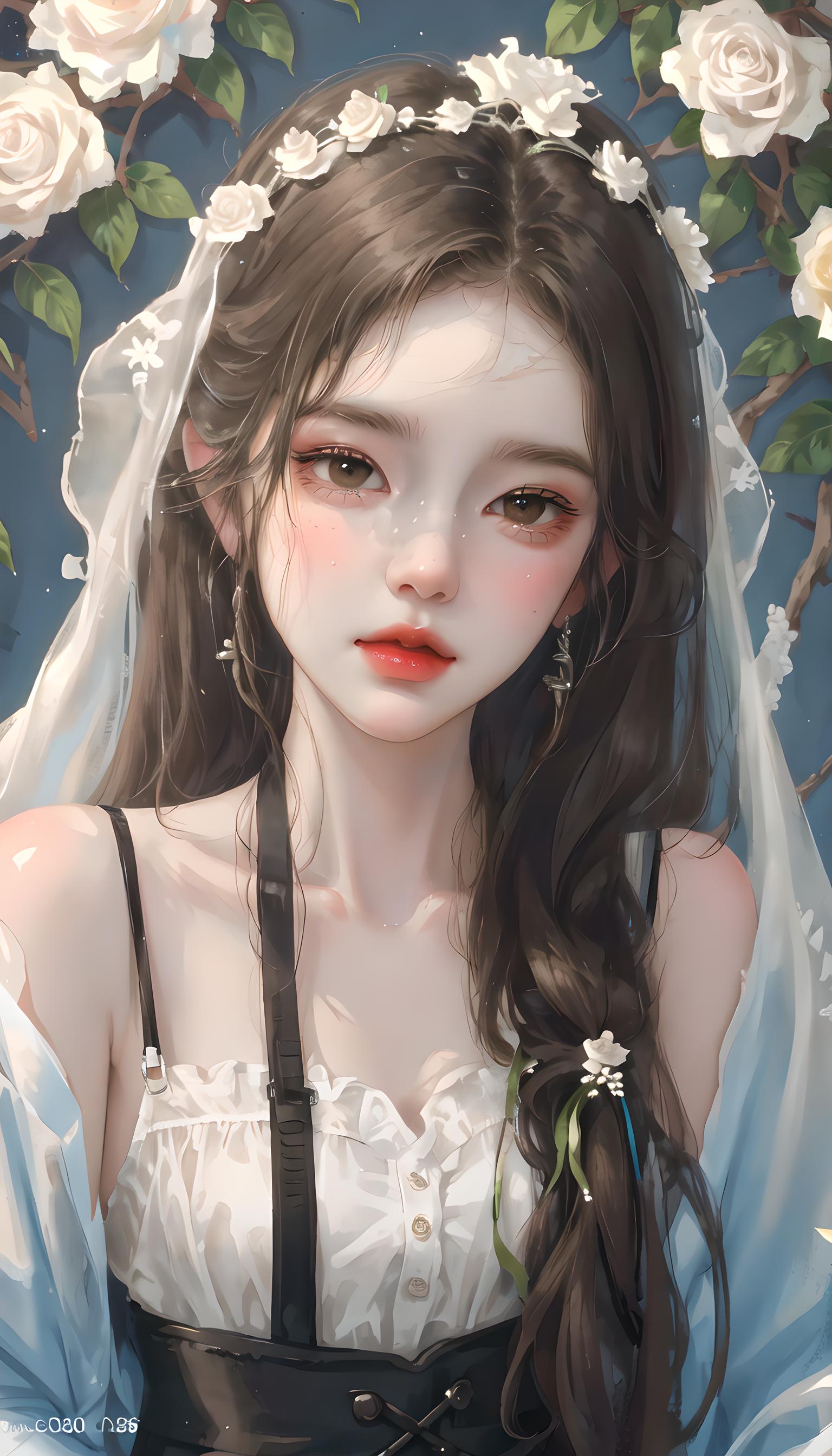 花丛少女