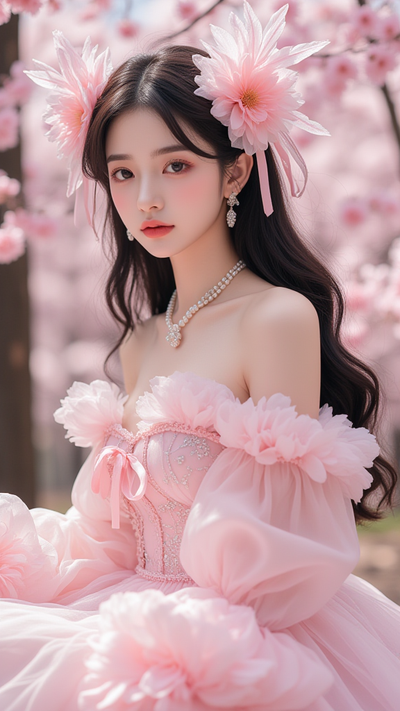都是花