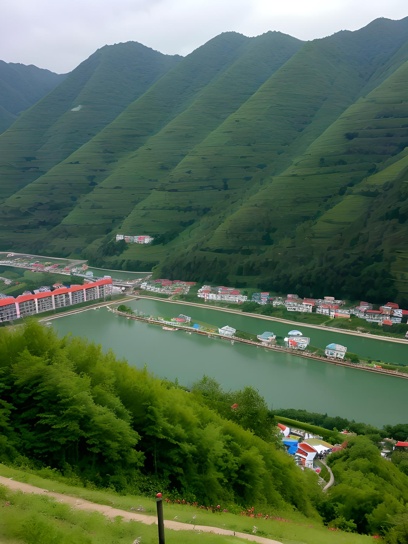 湖北襄阳隆中的风景很美