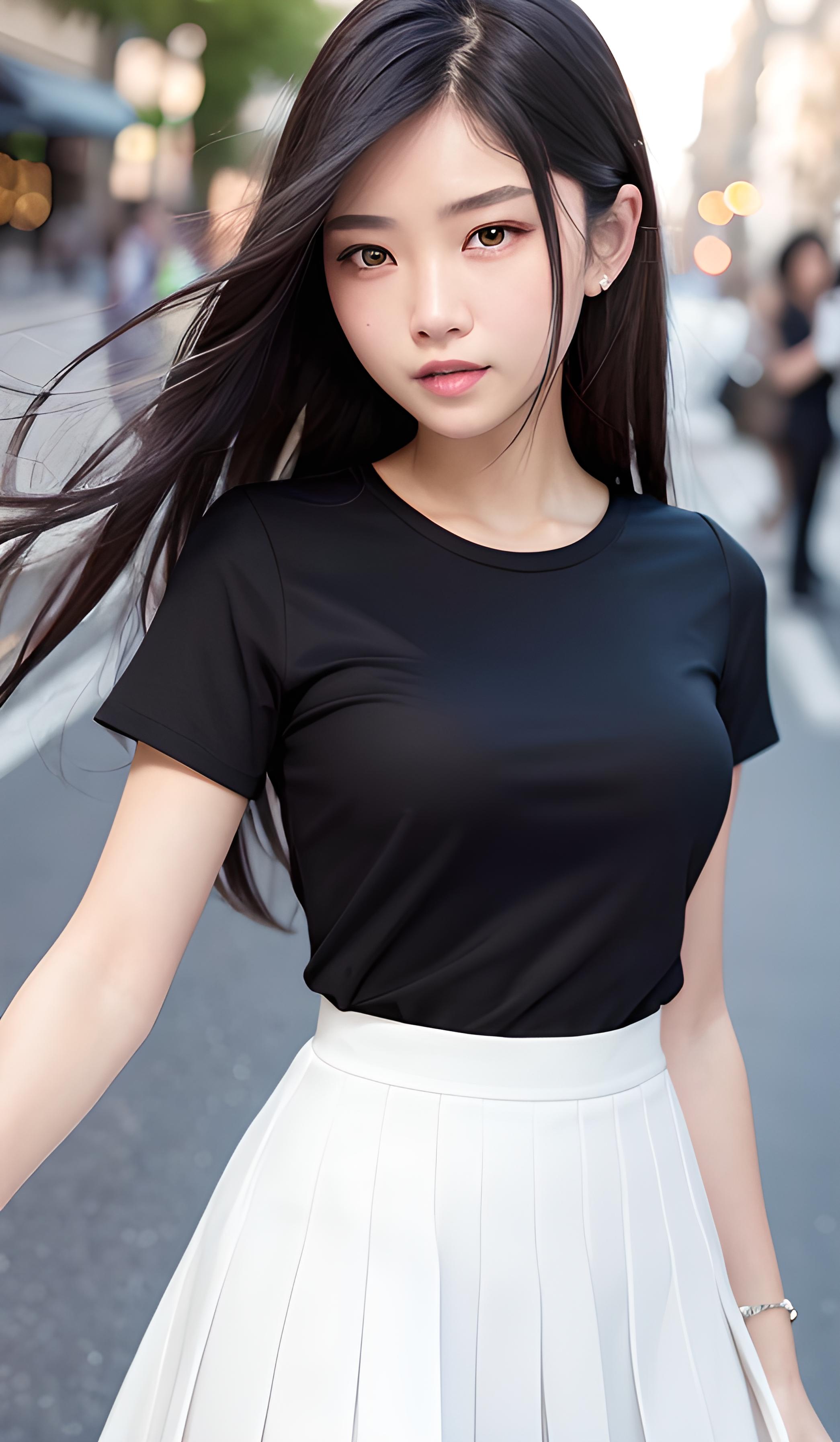 长发女孩