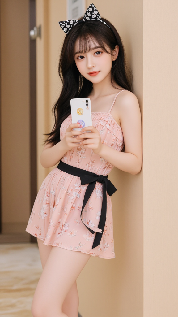 蝴蝶结头饰女孩