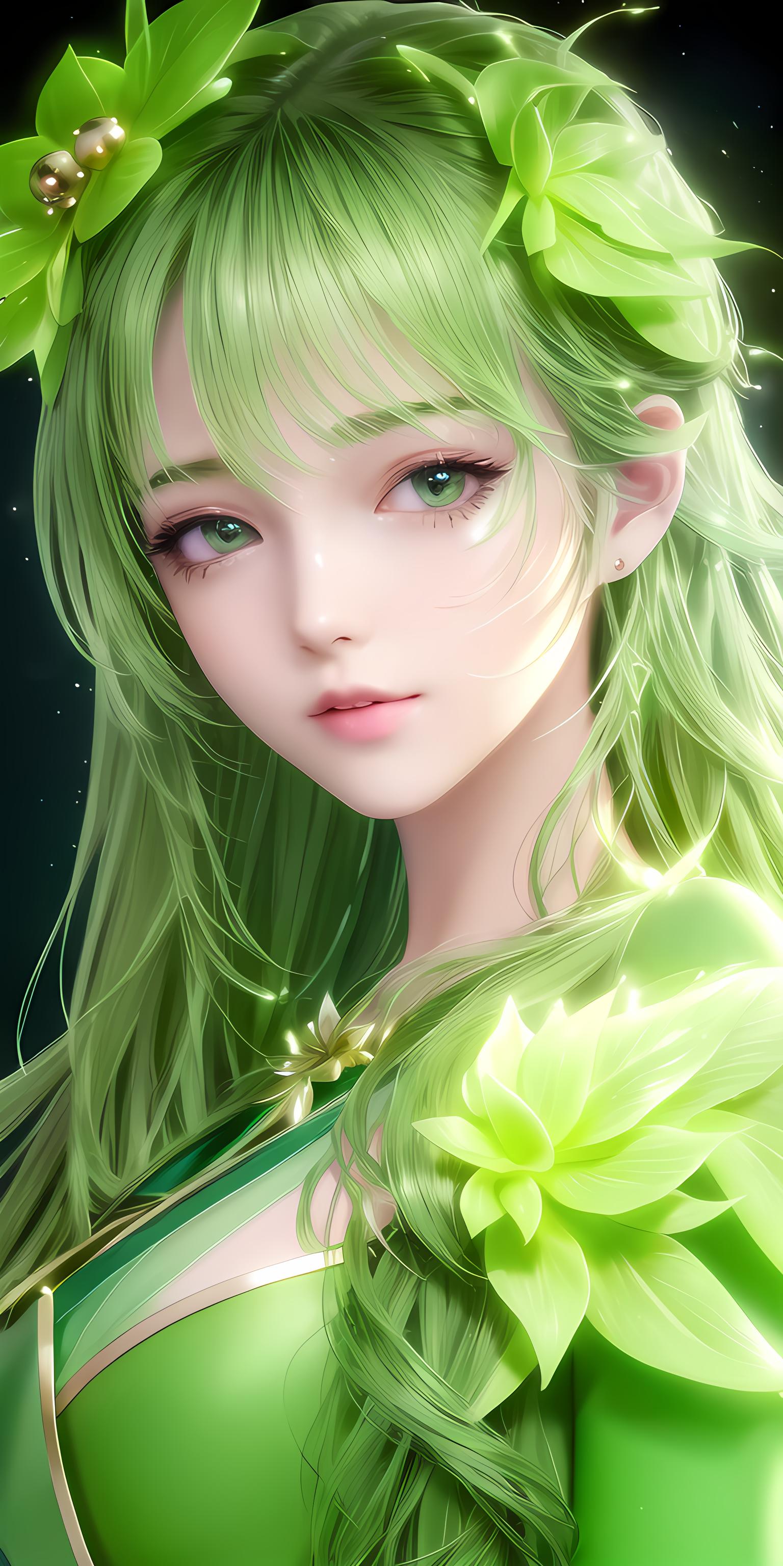 绿色