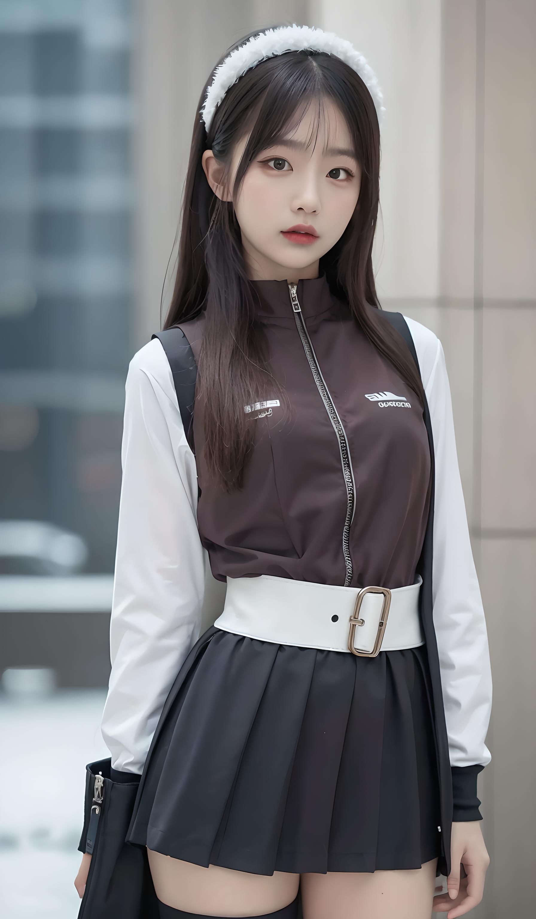 校服少女