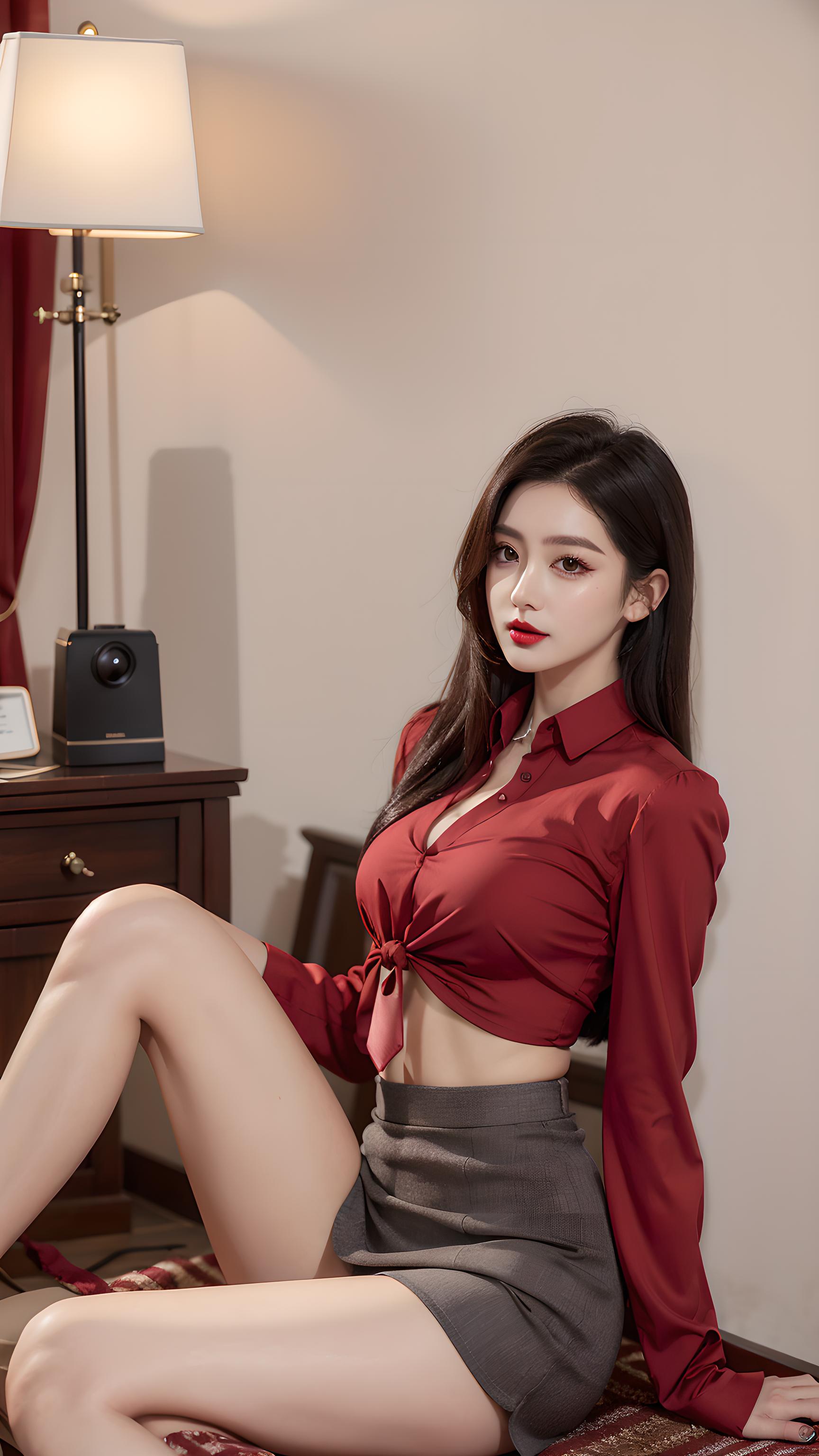 长发美女