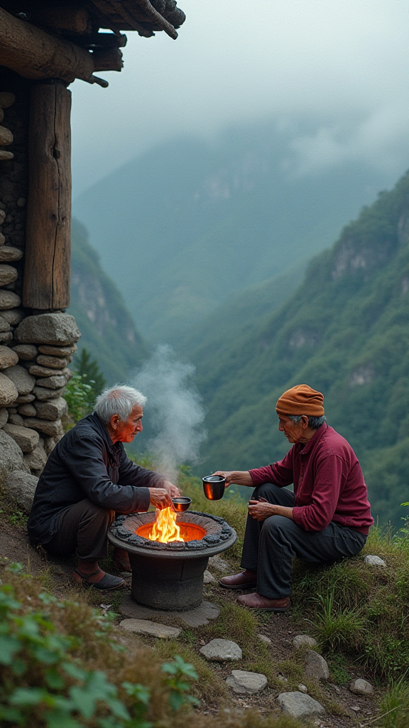 围炉煮茶