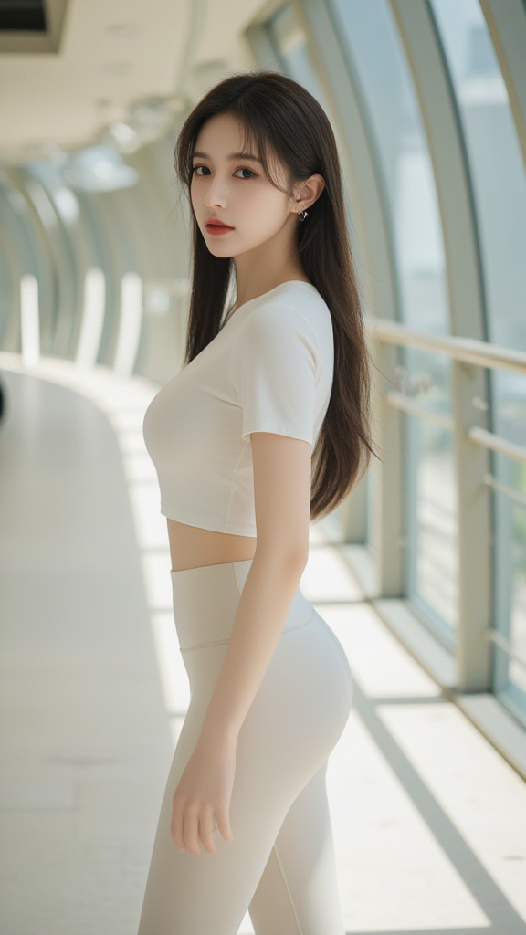 瑜伽裤女孩