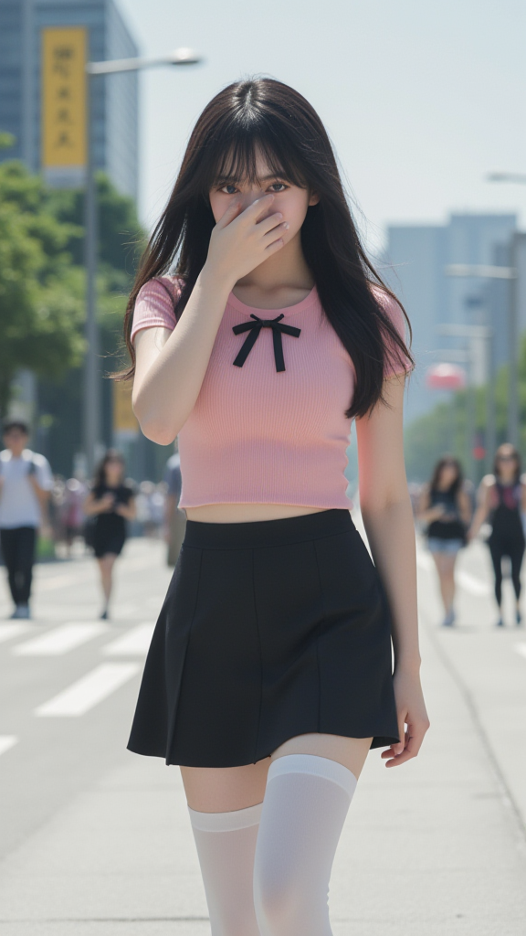 街拍美女