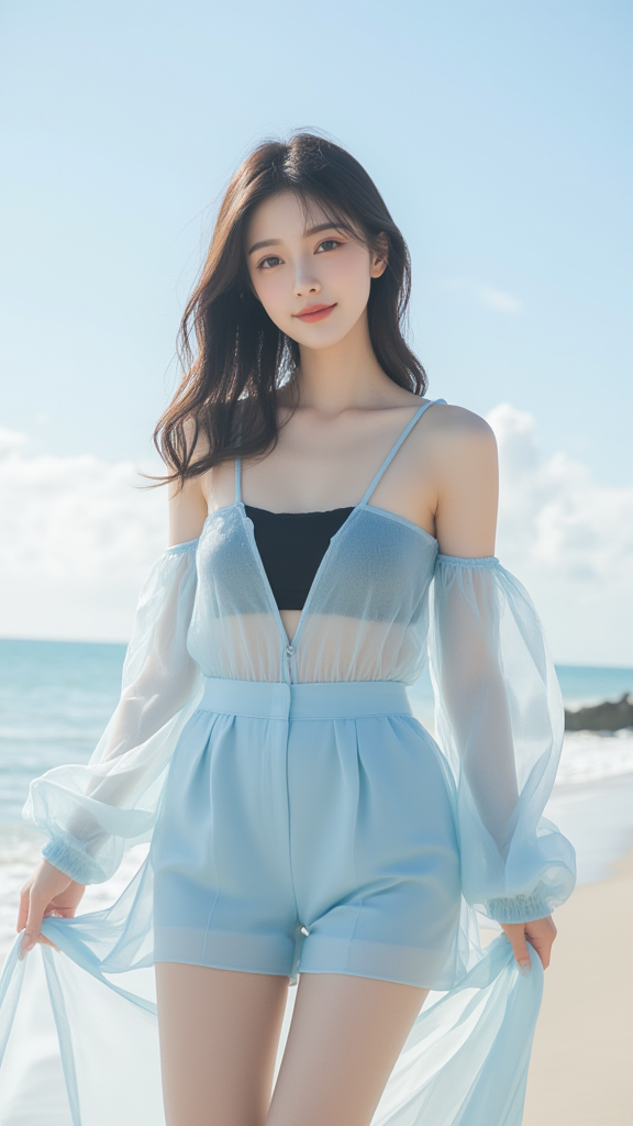 海边女孩