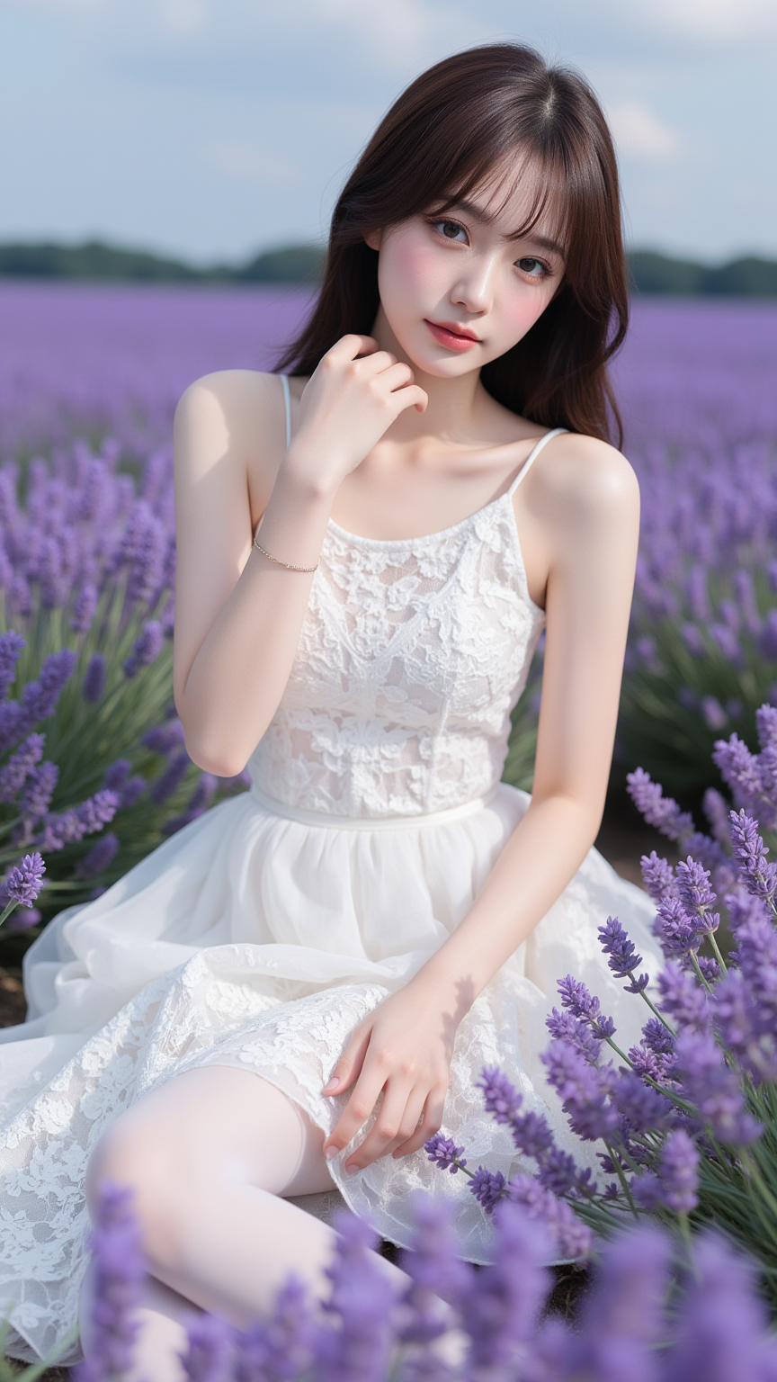 白裙女孩