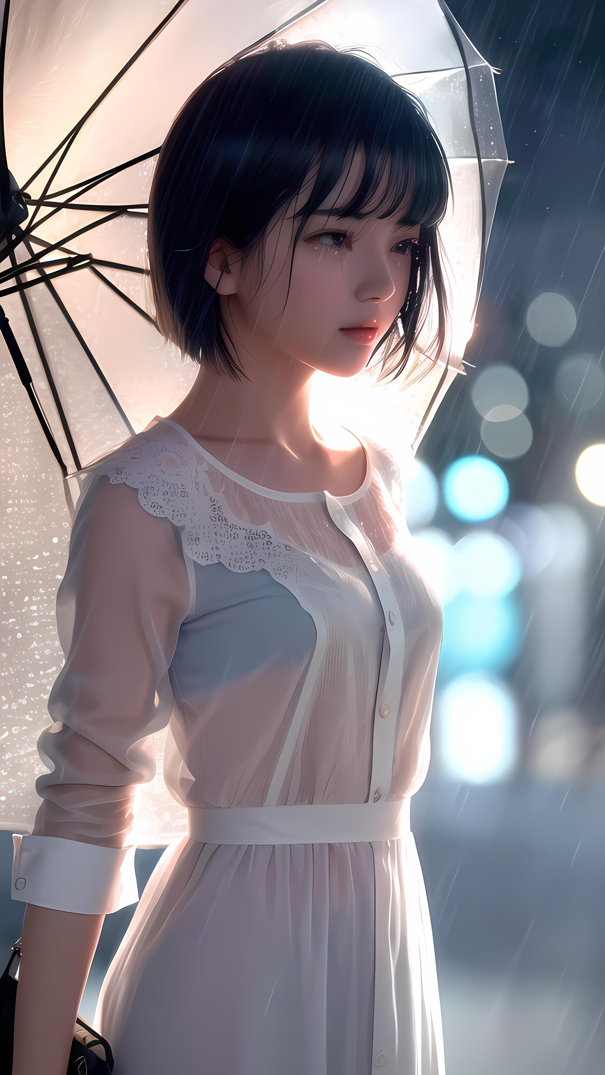 雨天少女