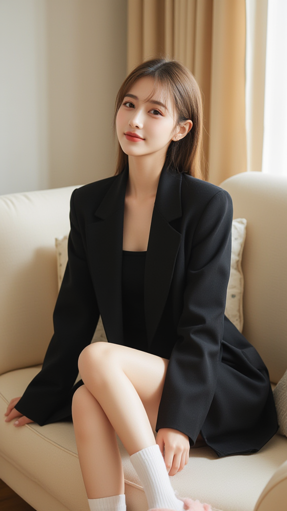 小西装女孩