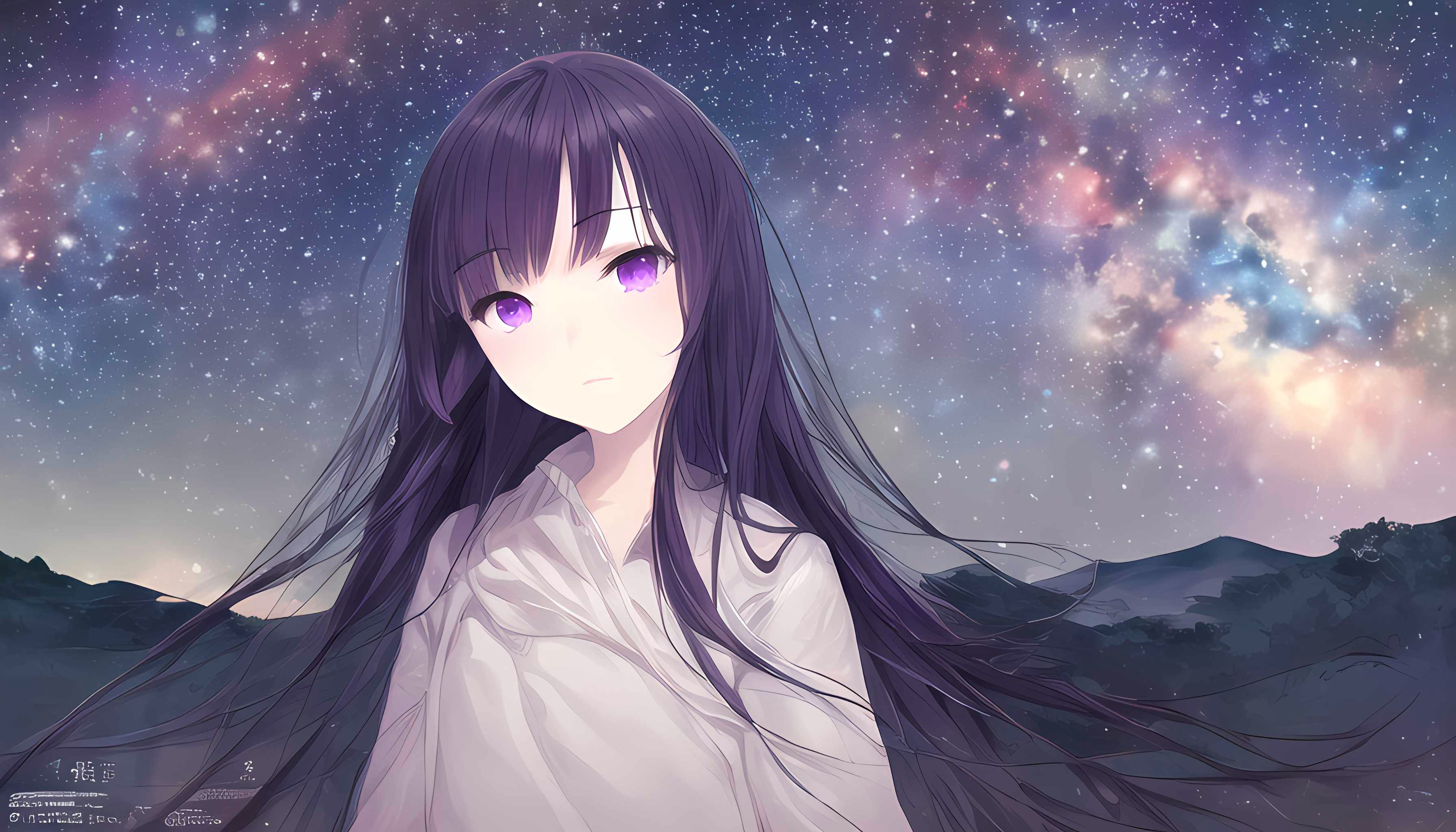 星空紫发少女