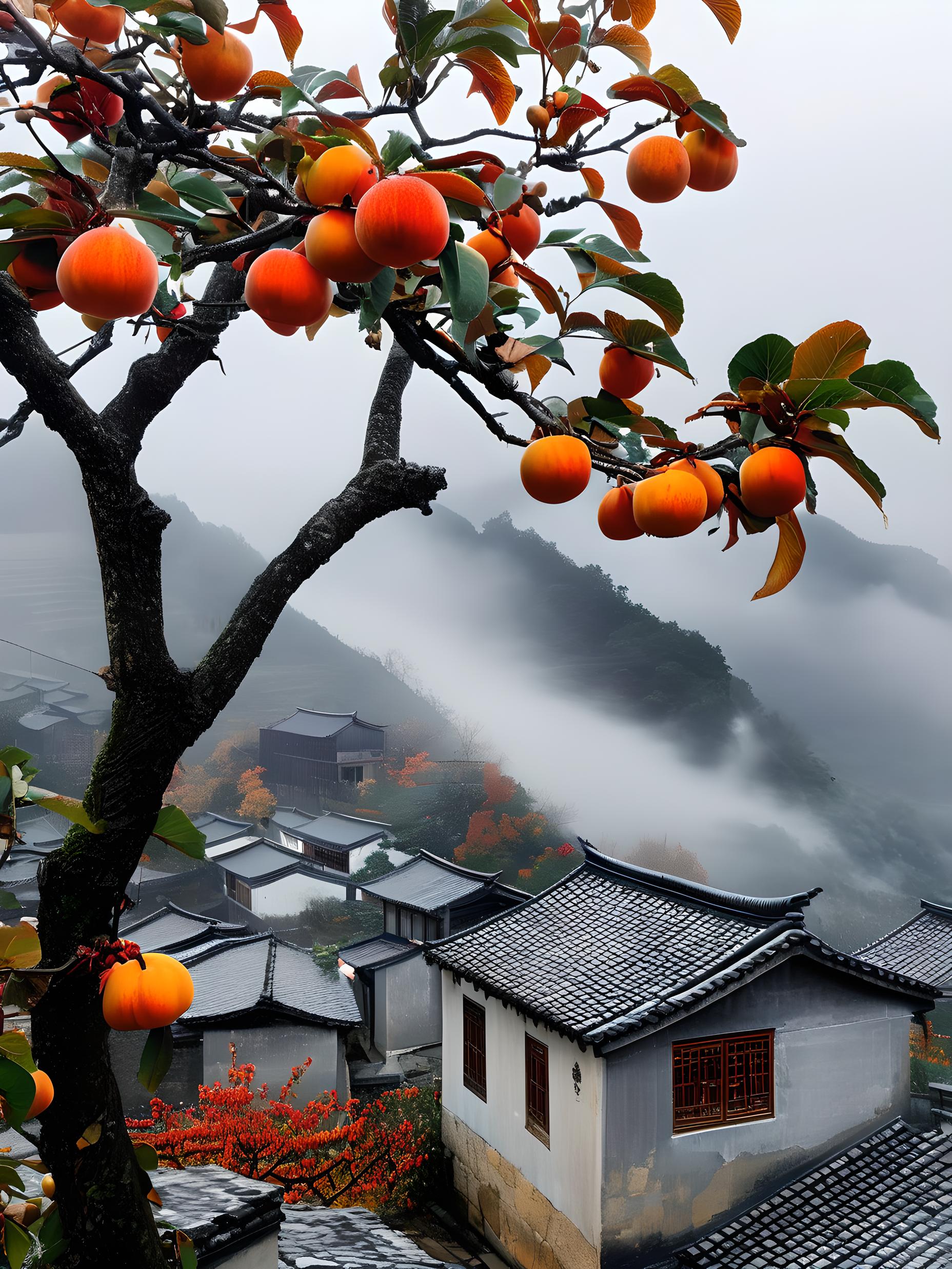 柿子红了