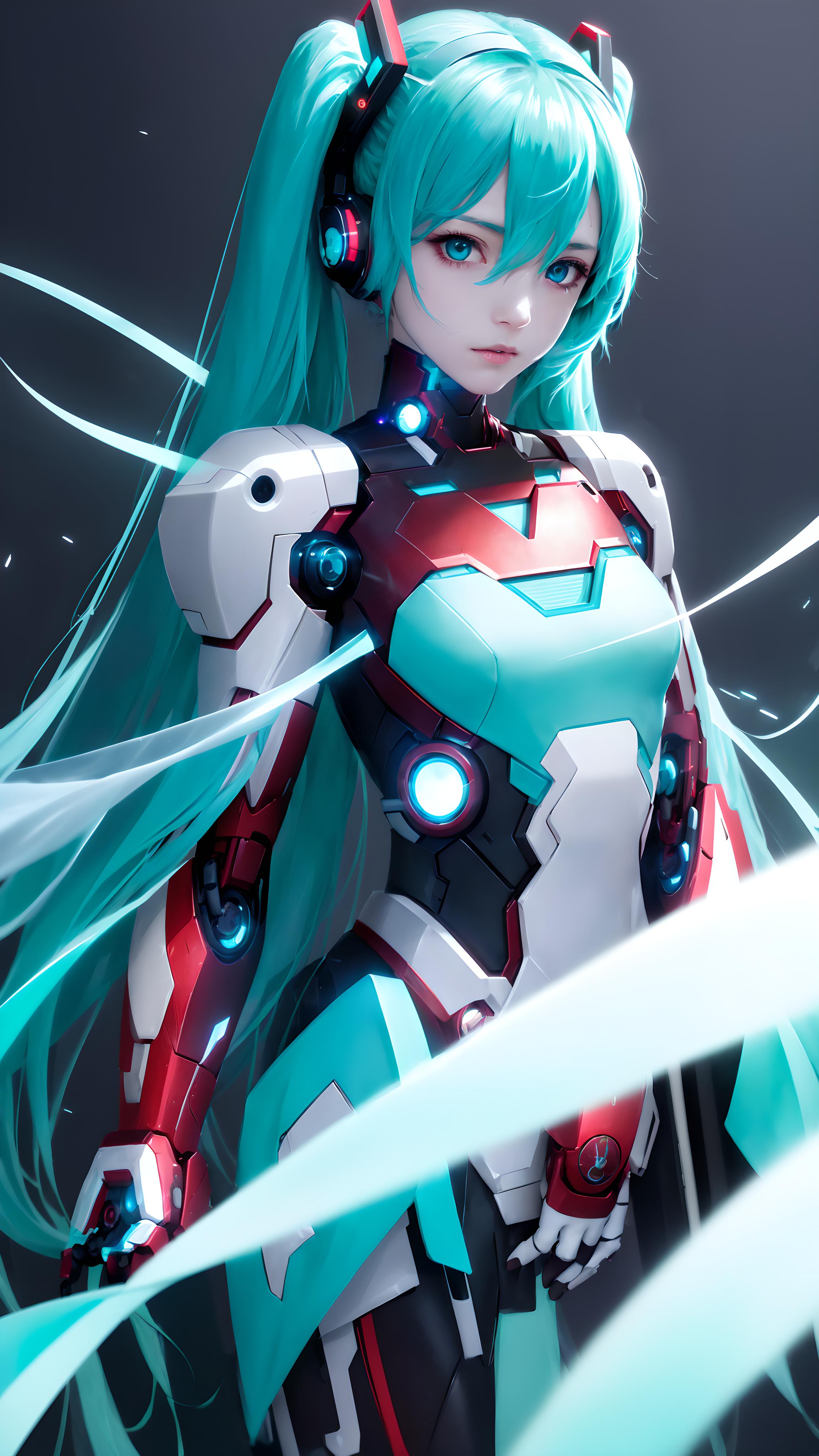 初音未来的钢铁侠战衣