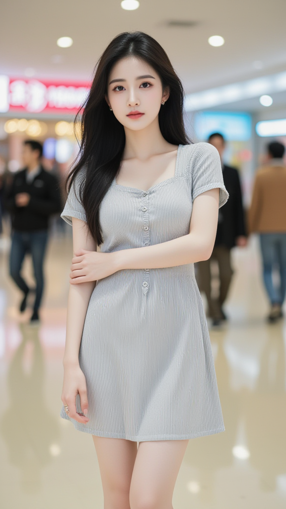 商场里的女孩
