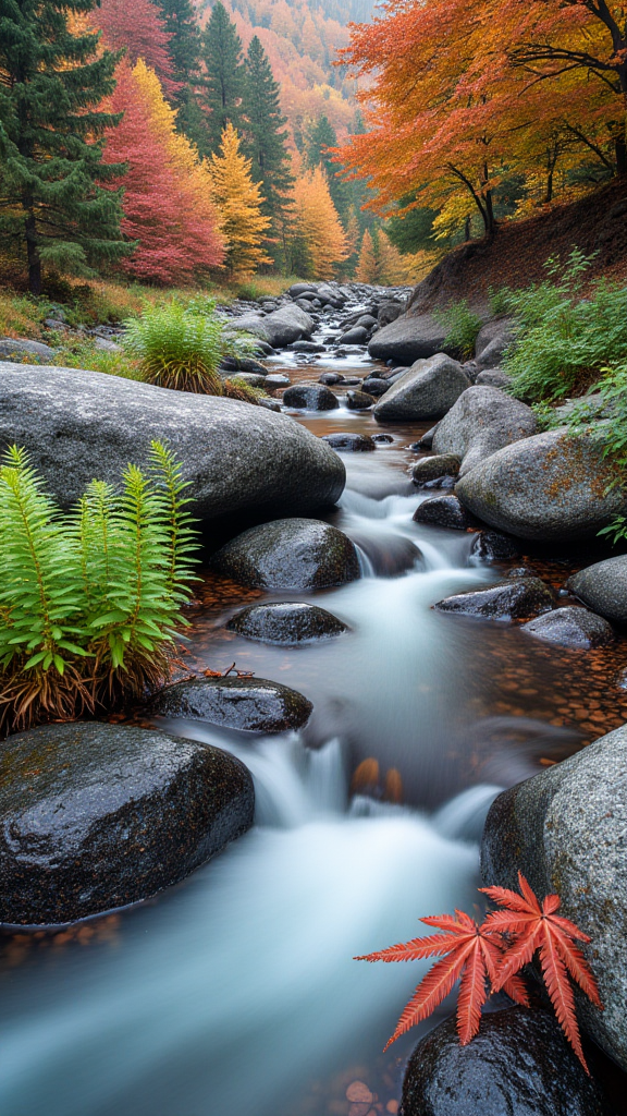 山间溪水
