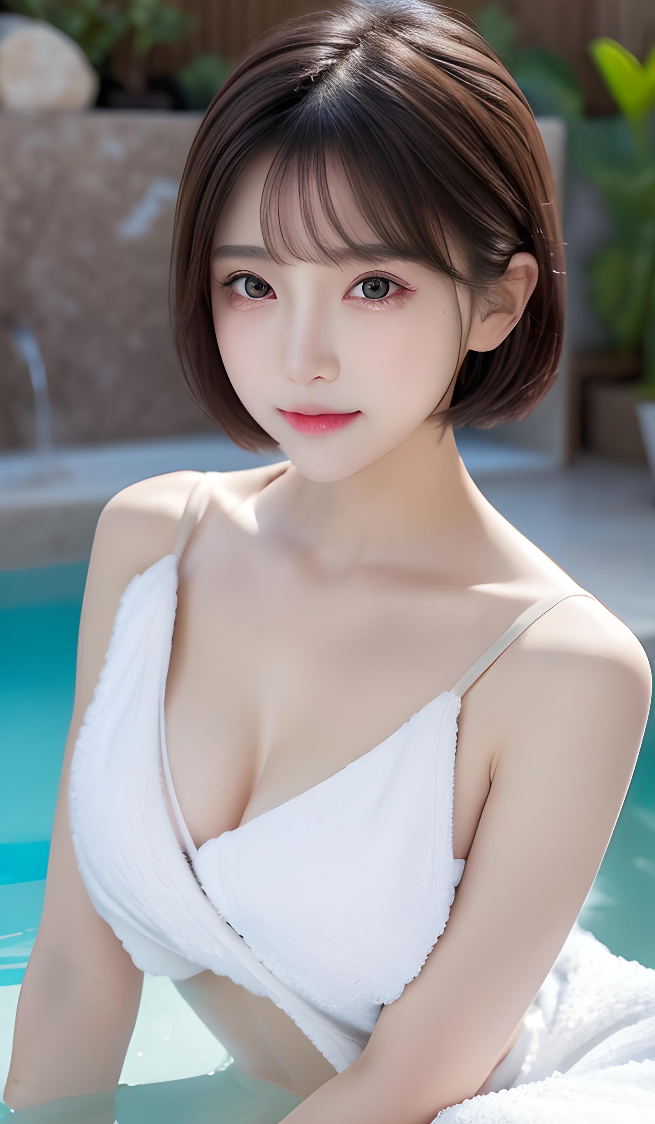 短发妹子