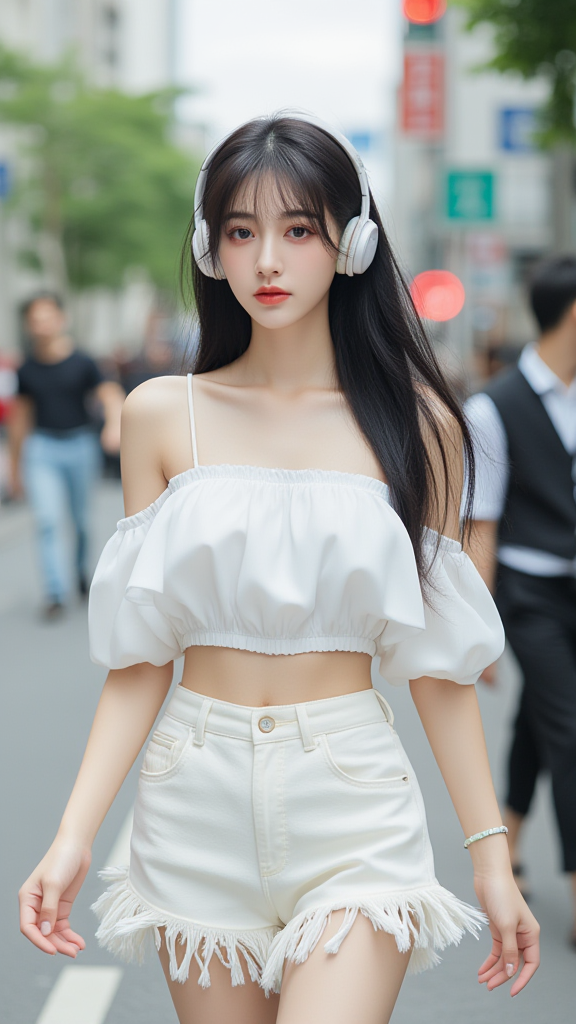 街拍美女