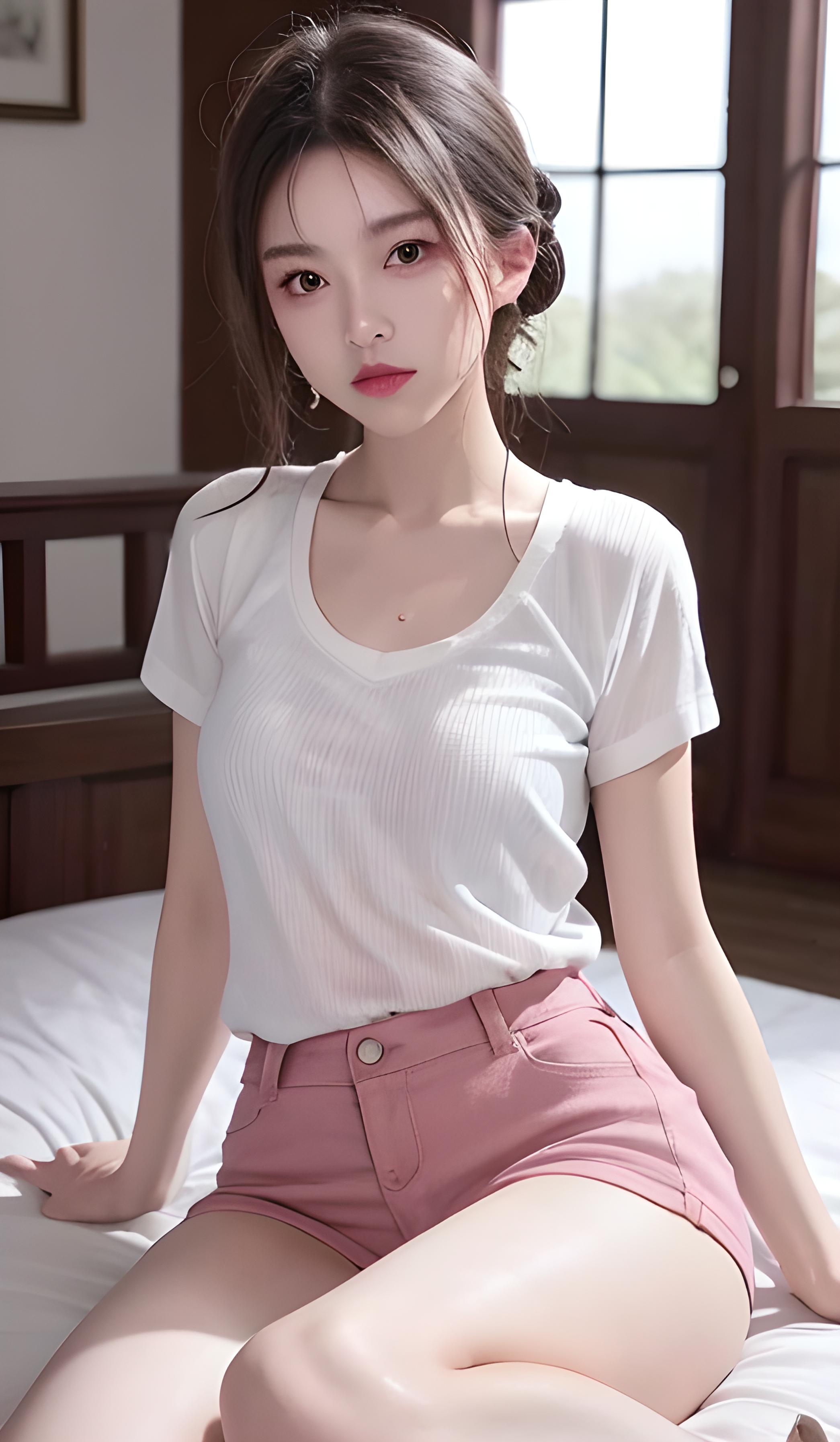 粉裤小女友