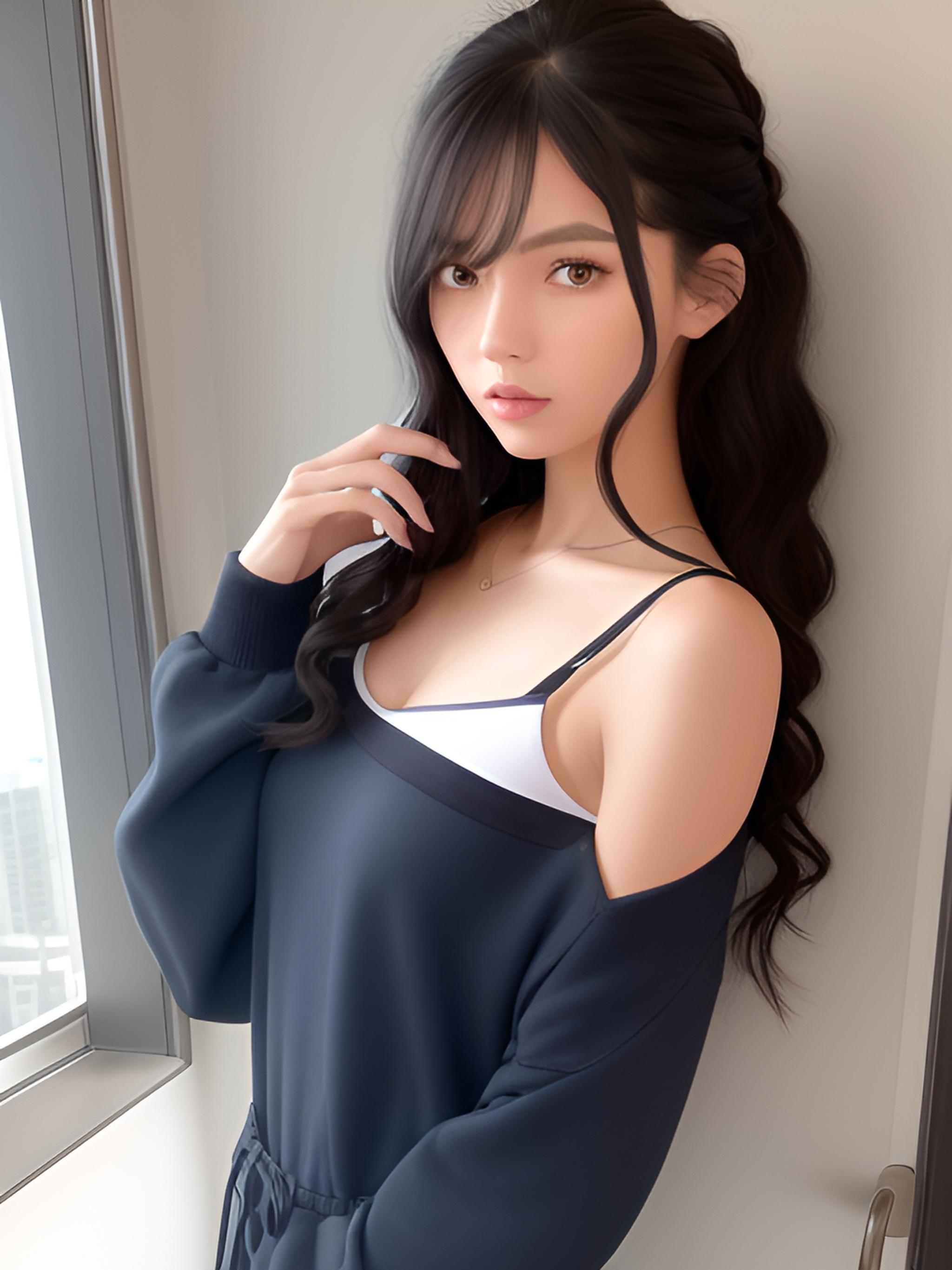 窗边的少女