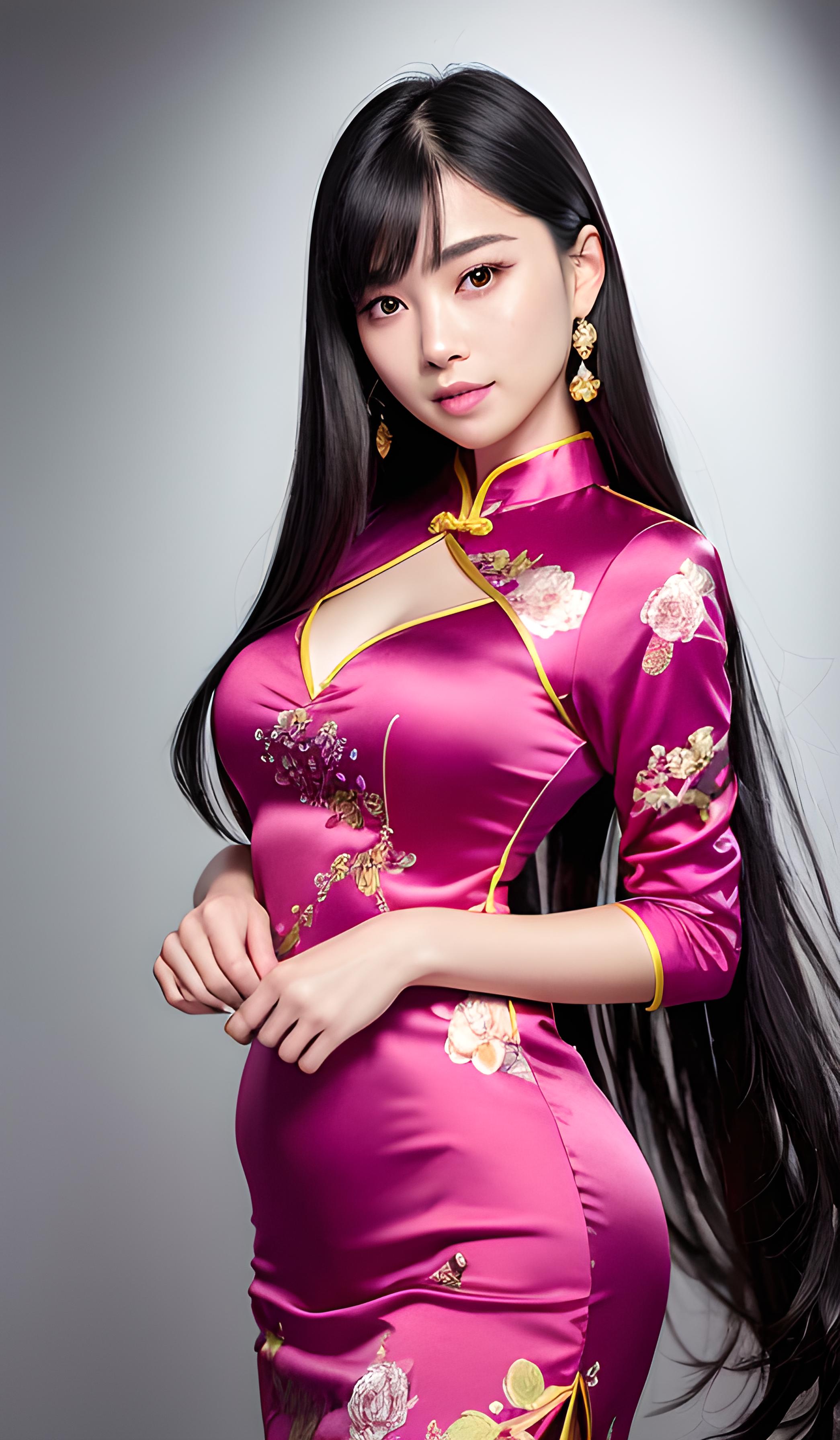 旗袍美女妹妹