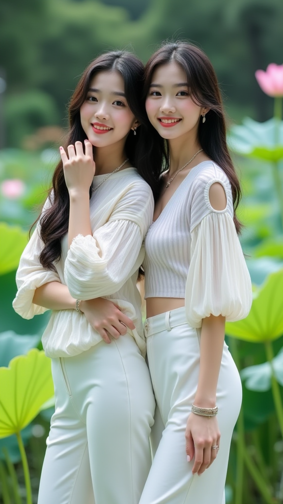 荷塘女孩