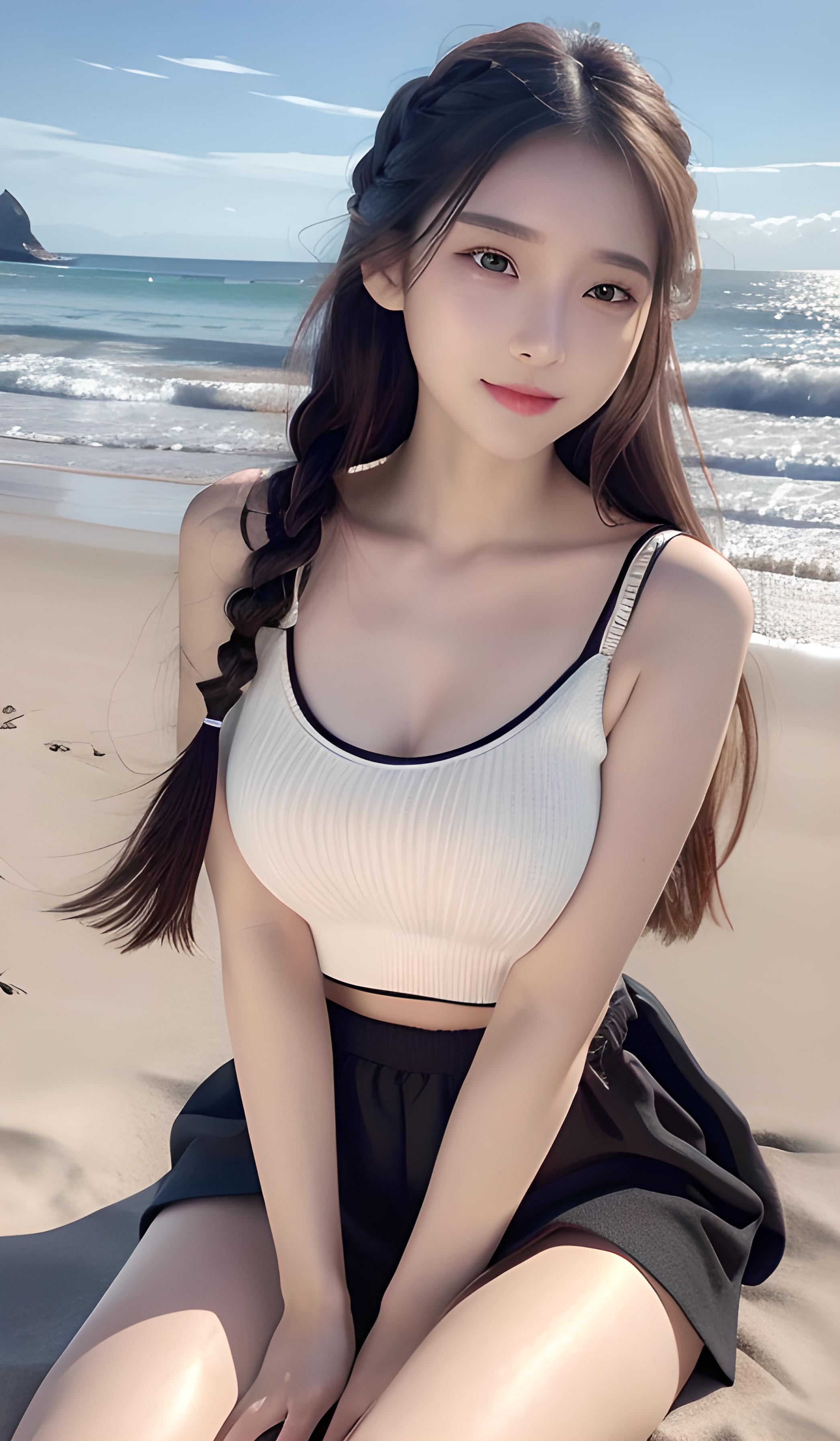 沙滩美女