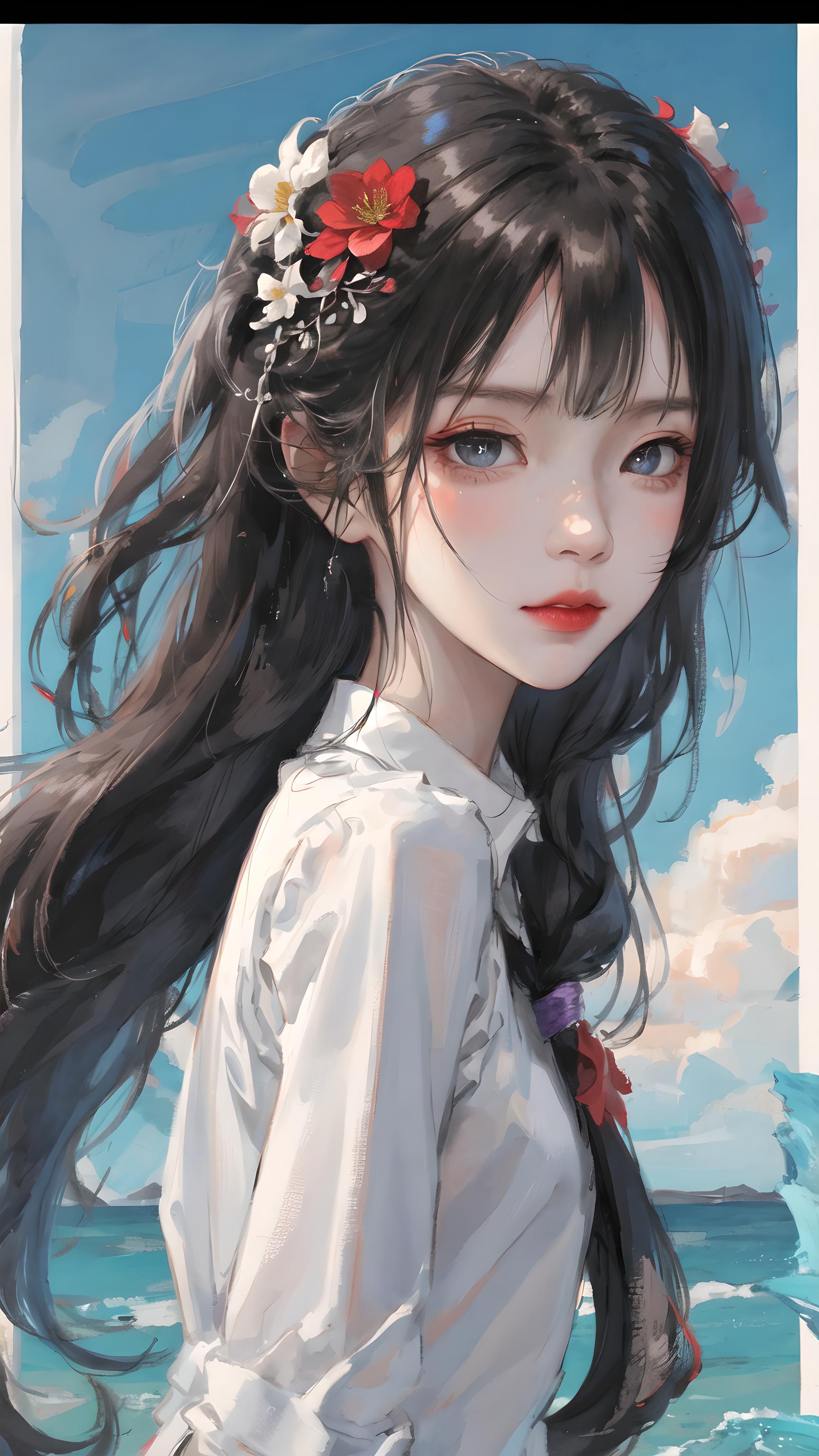 海边少女