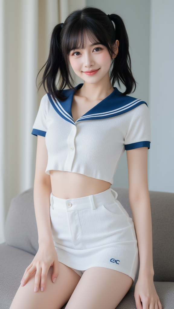 双马尾女孩