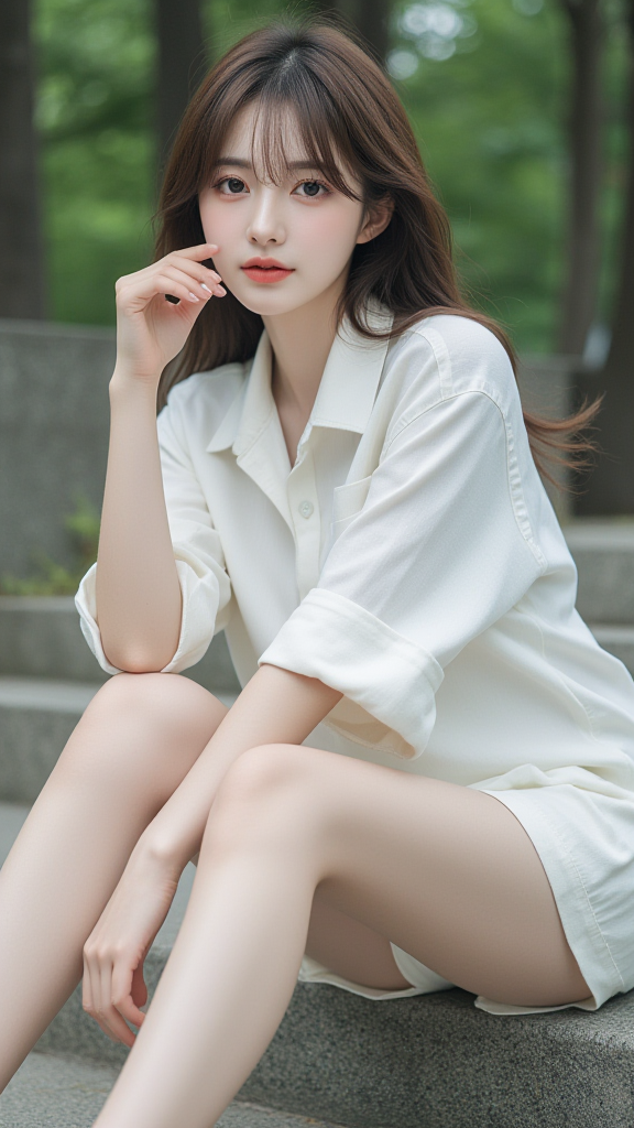 白衬衫女孩
