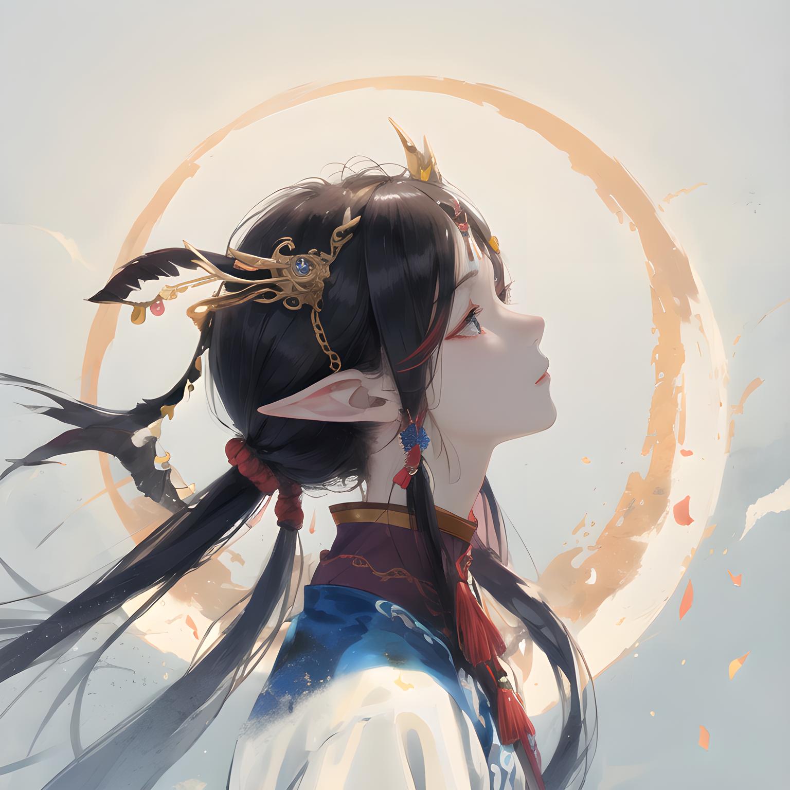 中秋头像 月是故乡明