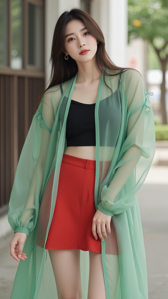 红裙女孩
