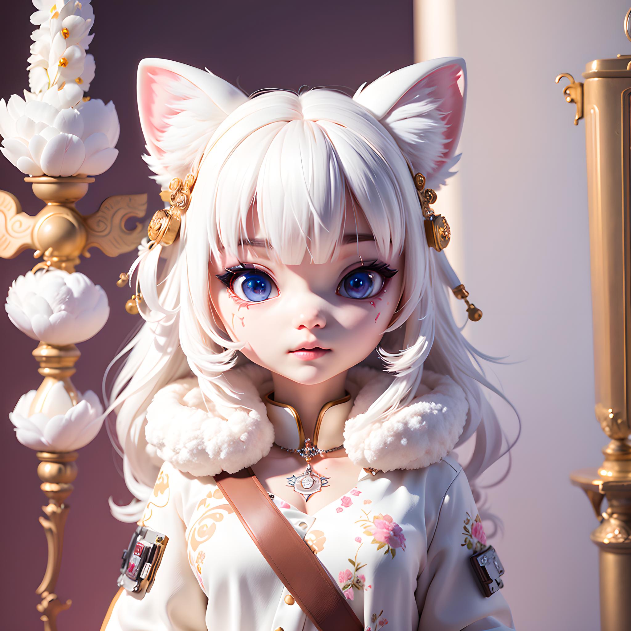 毛绒女