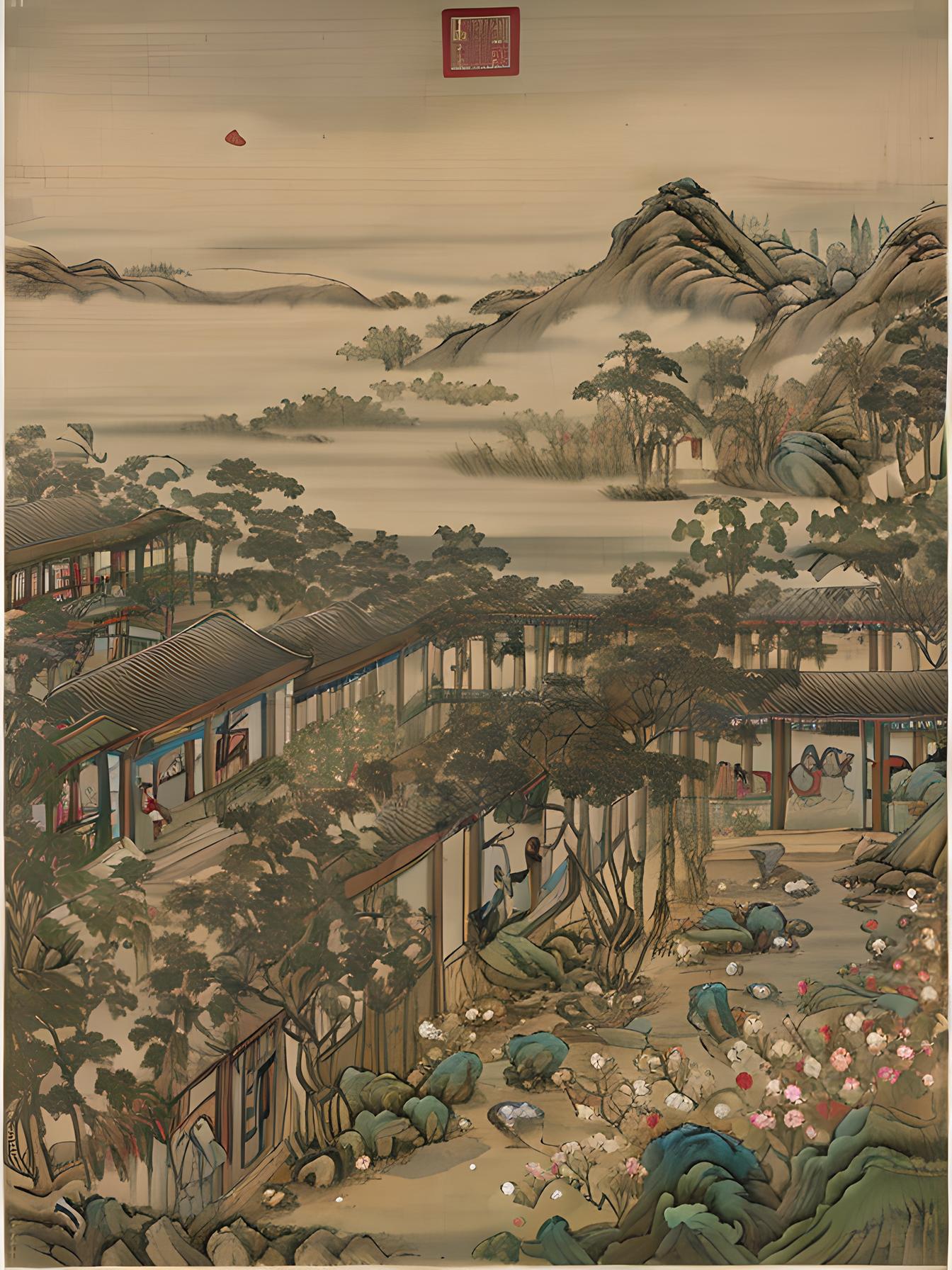 山水海棠