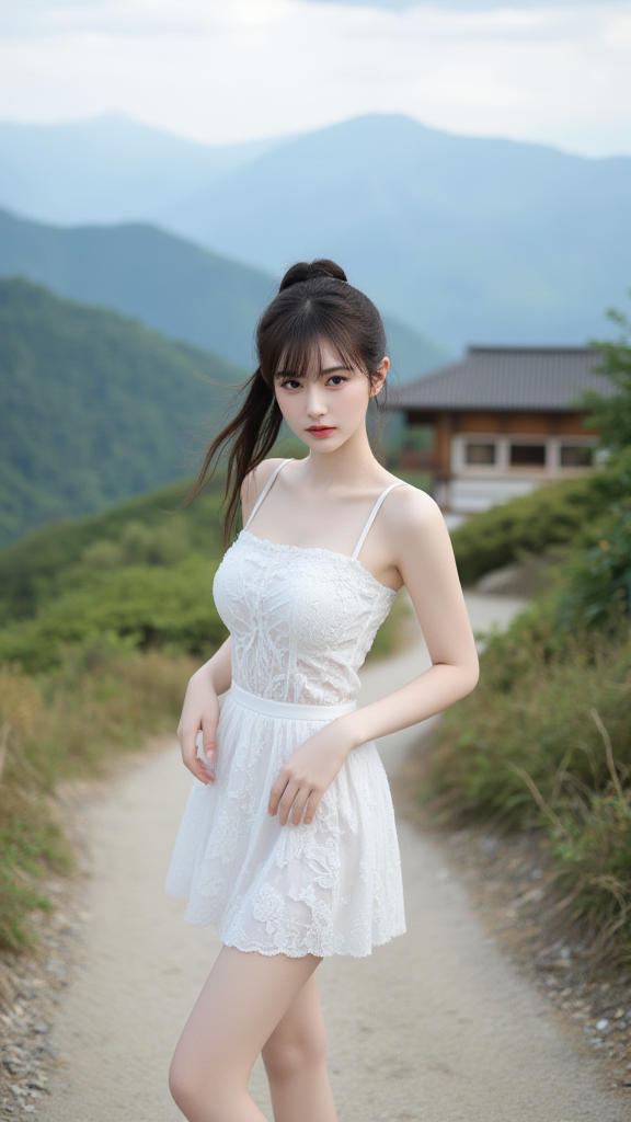 山顶女孩