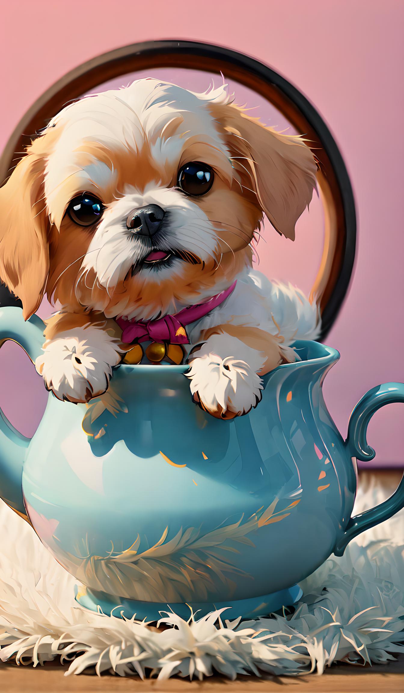 精致的茶杯犬你爱了吗？