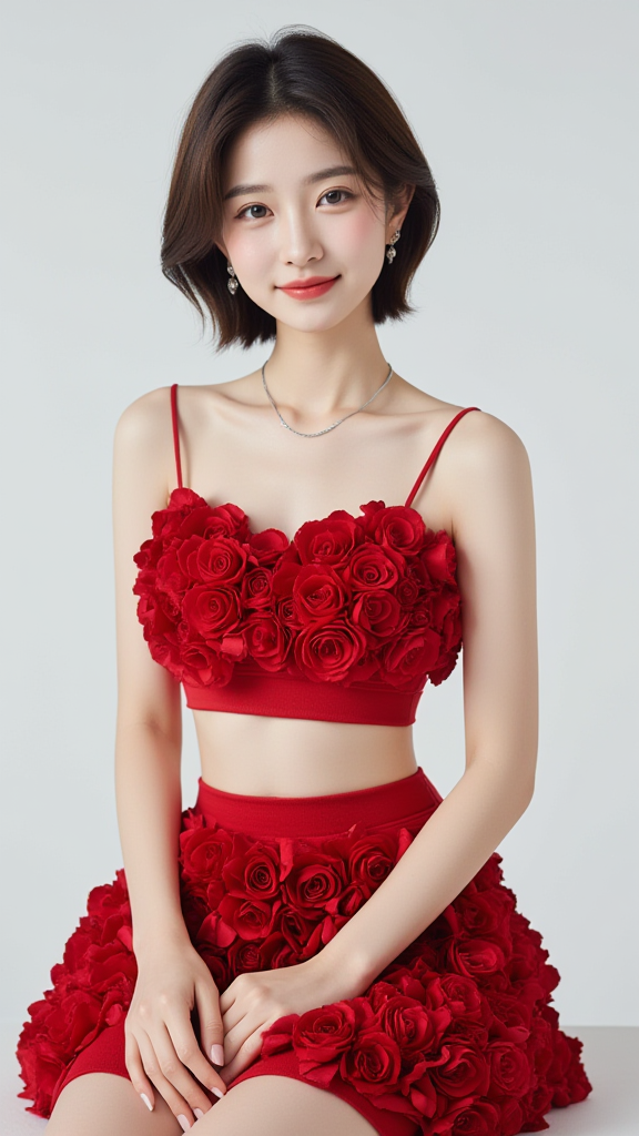 短发女孩