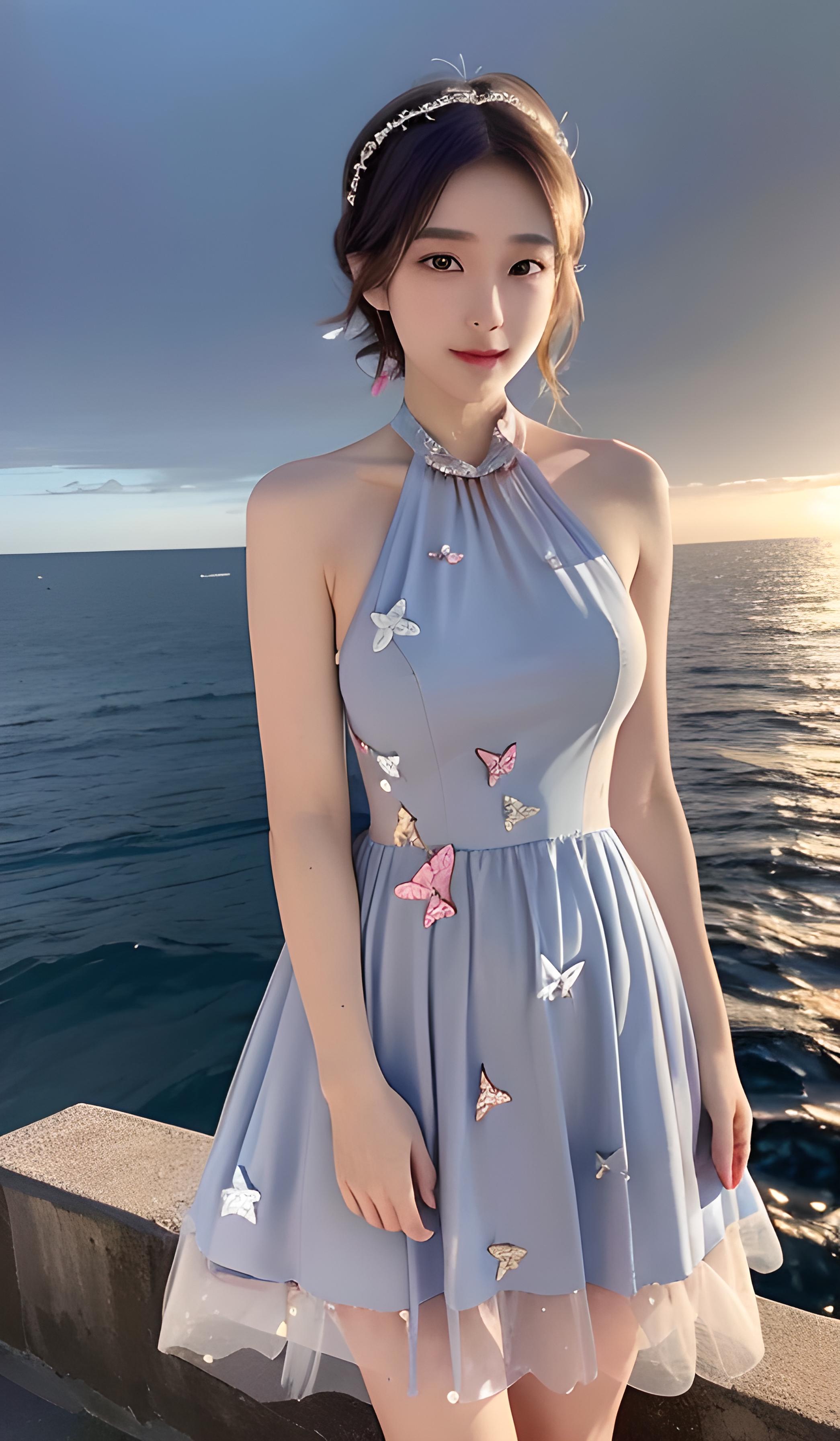 海边晨光